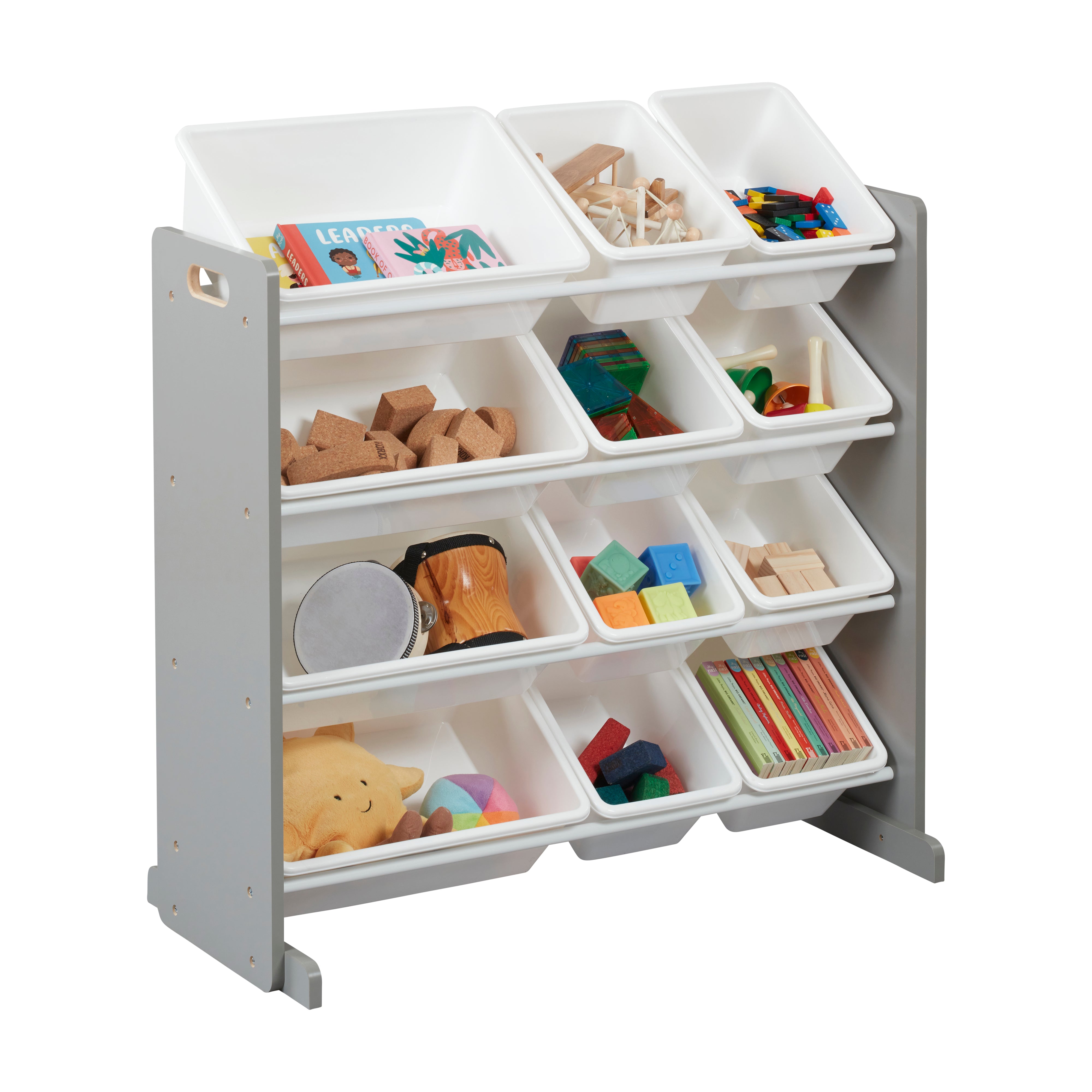 4-Tier Organizer with 12 Bins