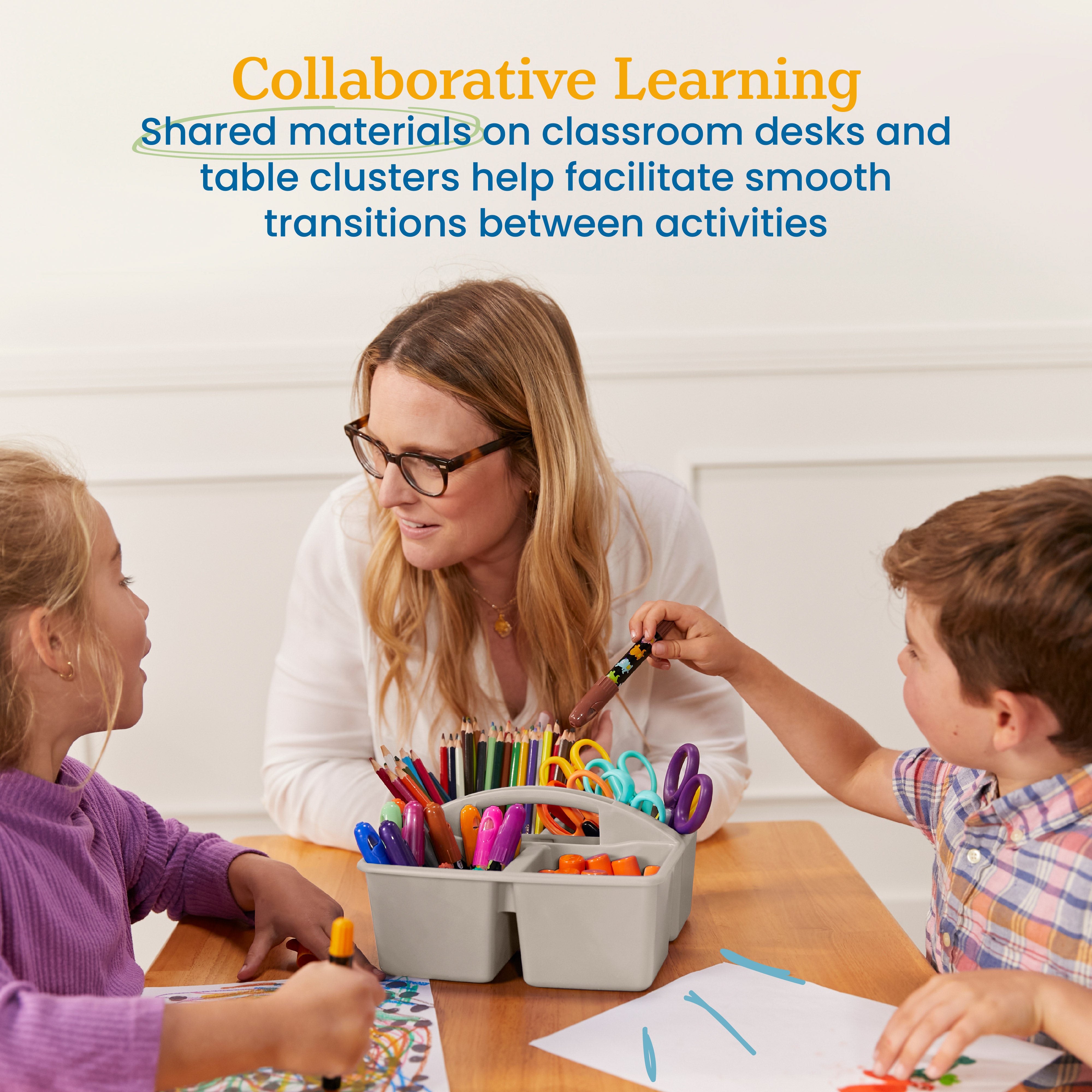 4-Compartment Medium Caddy, 6-Pack