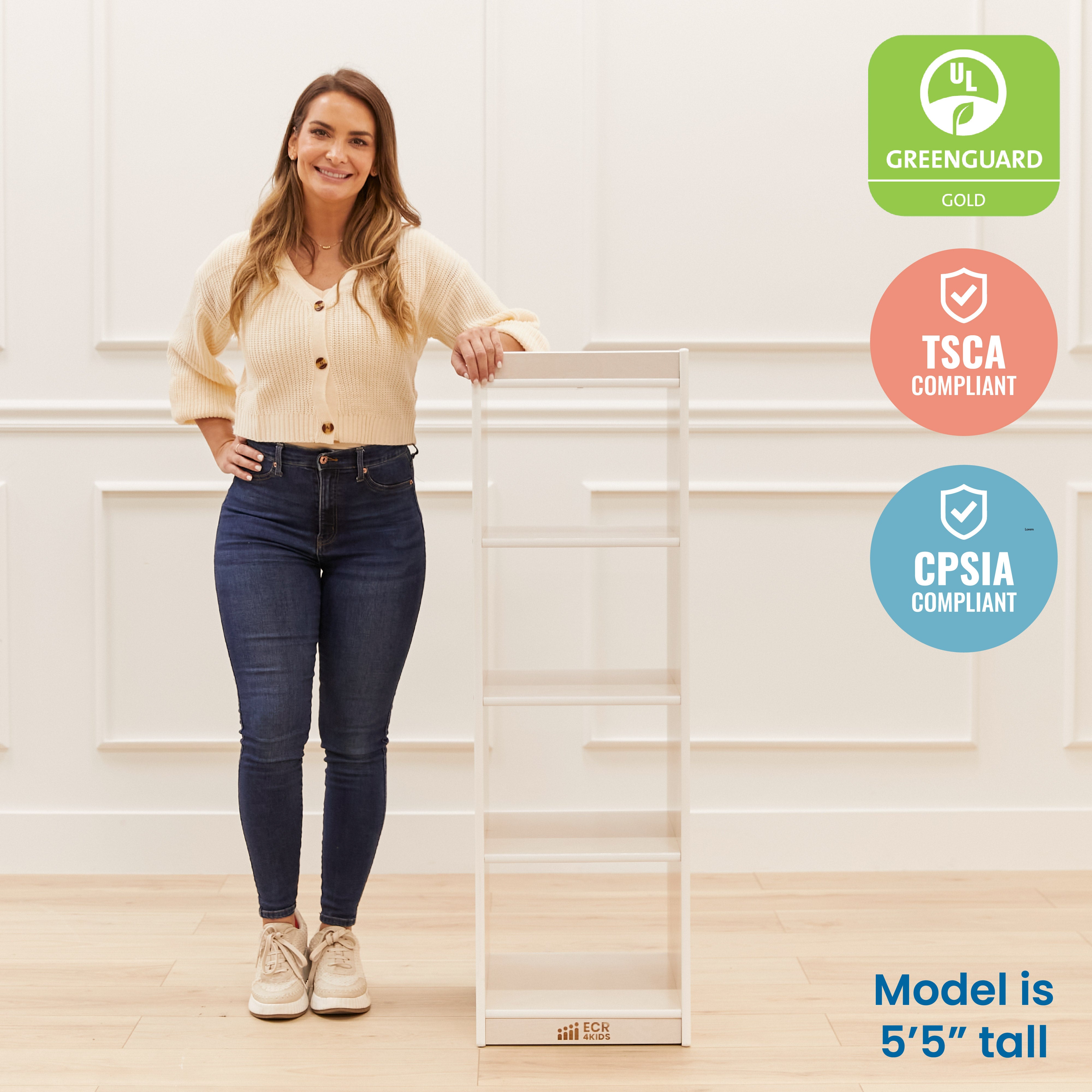 4-Cube Vertical Storage Cabinet