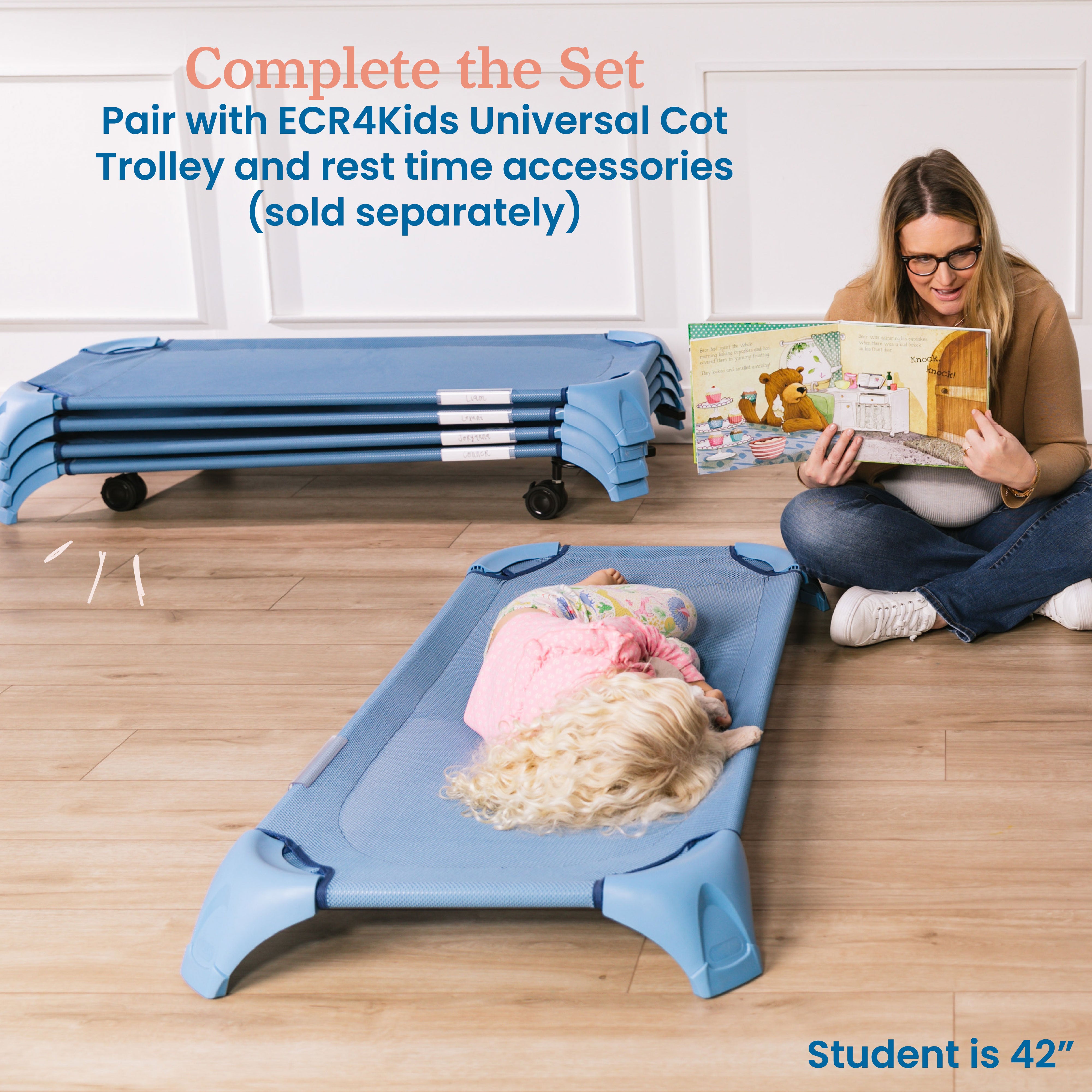 Stackable Cozy Cot with Storage, 6-Pack