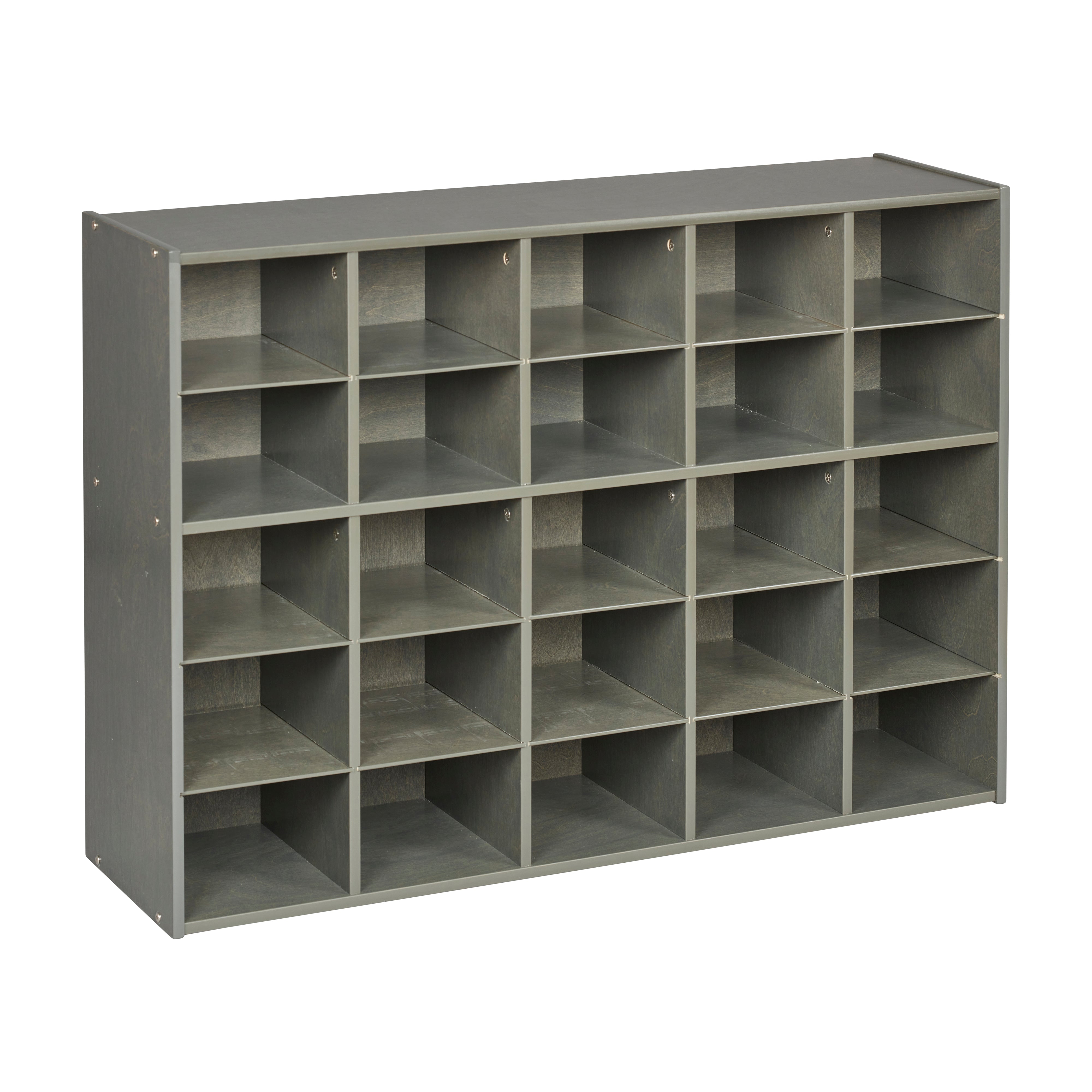 Streamline 25 Cubby Tray Storage Cabinet, 5x5