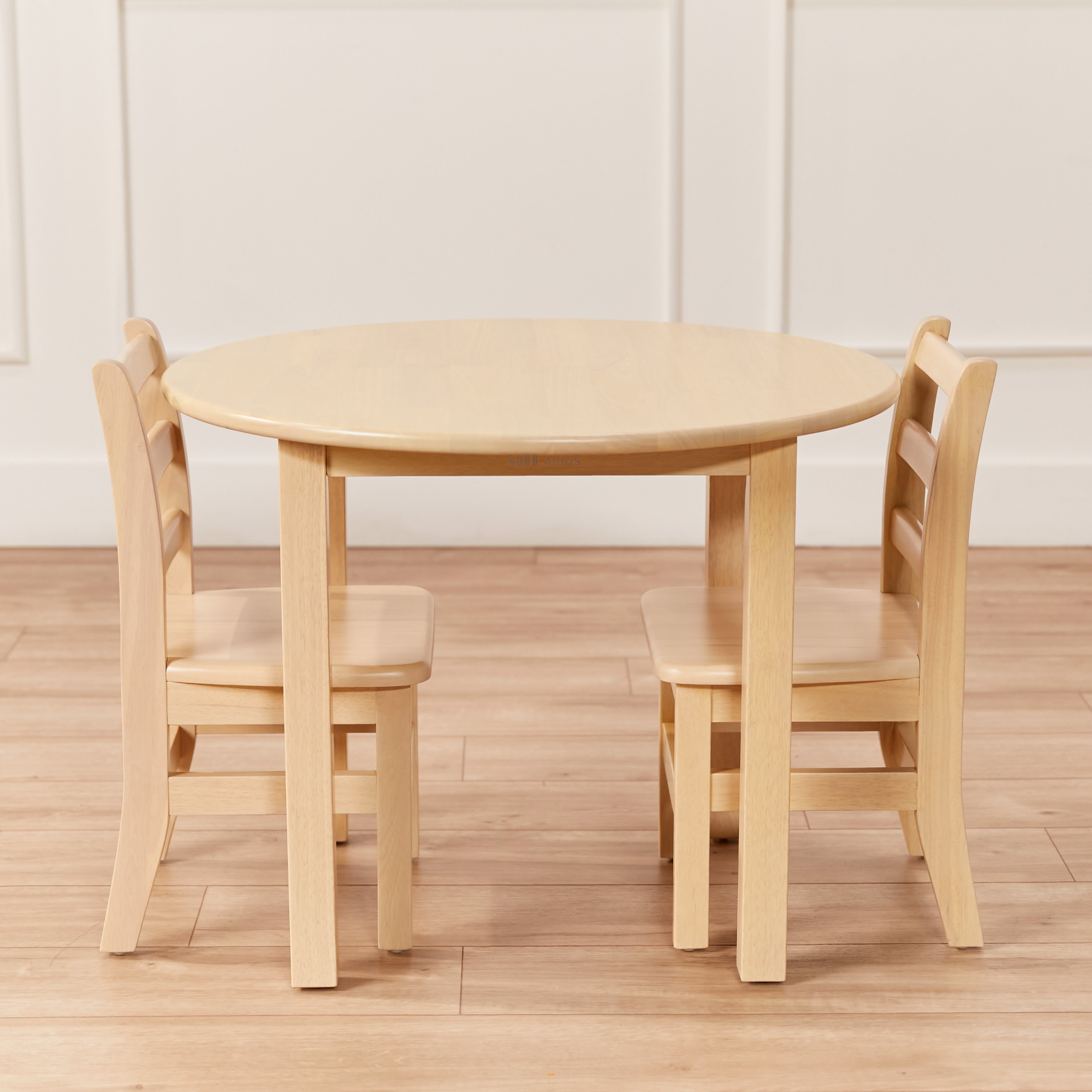 30in D Round Hardwood Table with 22in Legs