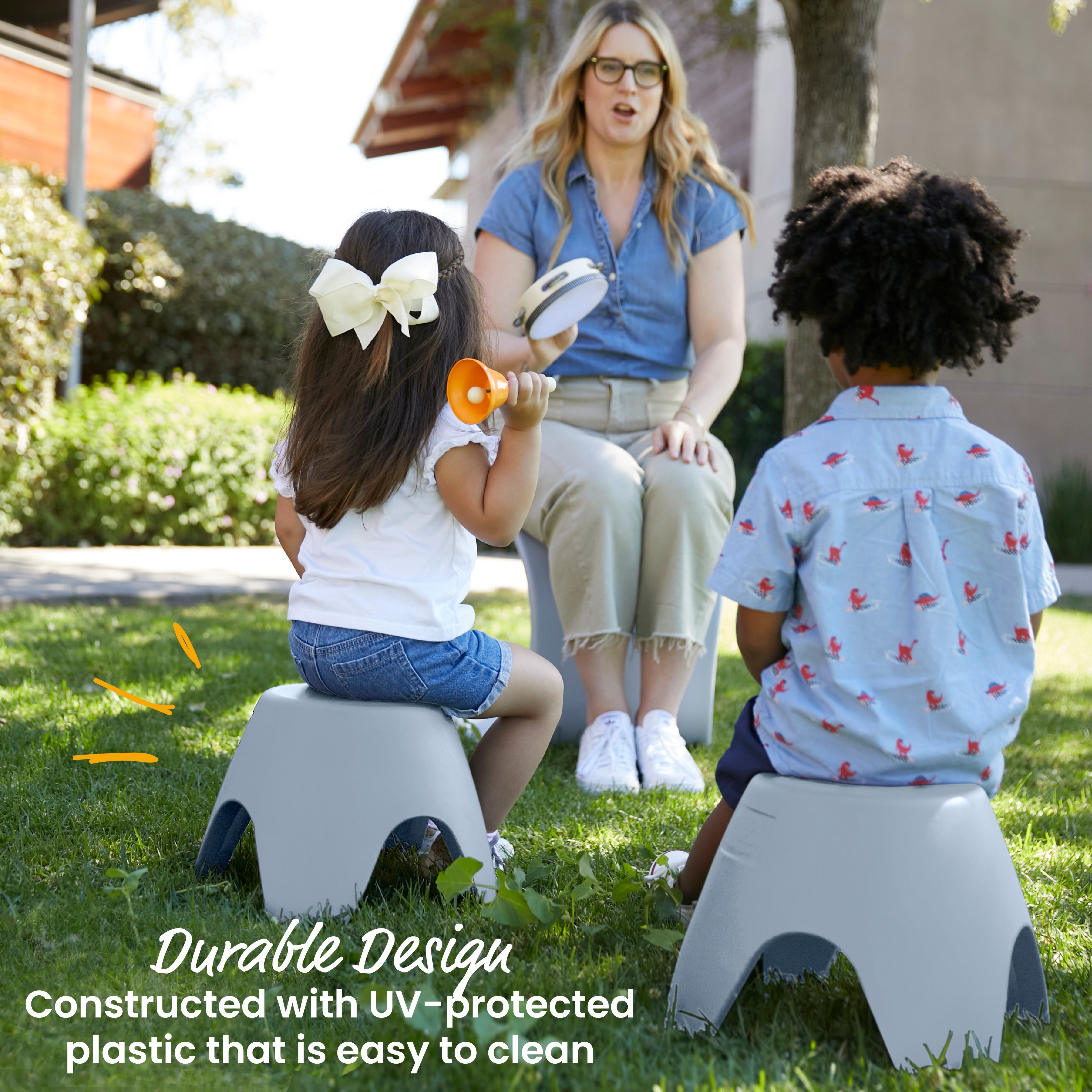 Ayana Stool Set, Flexible Seating, 4-Pack