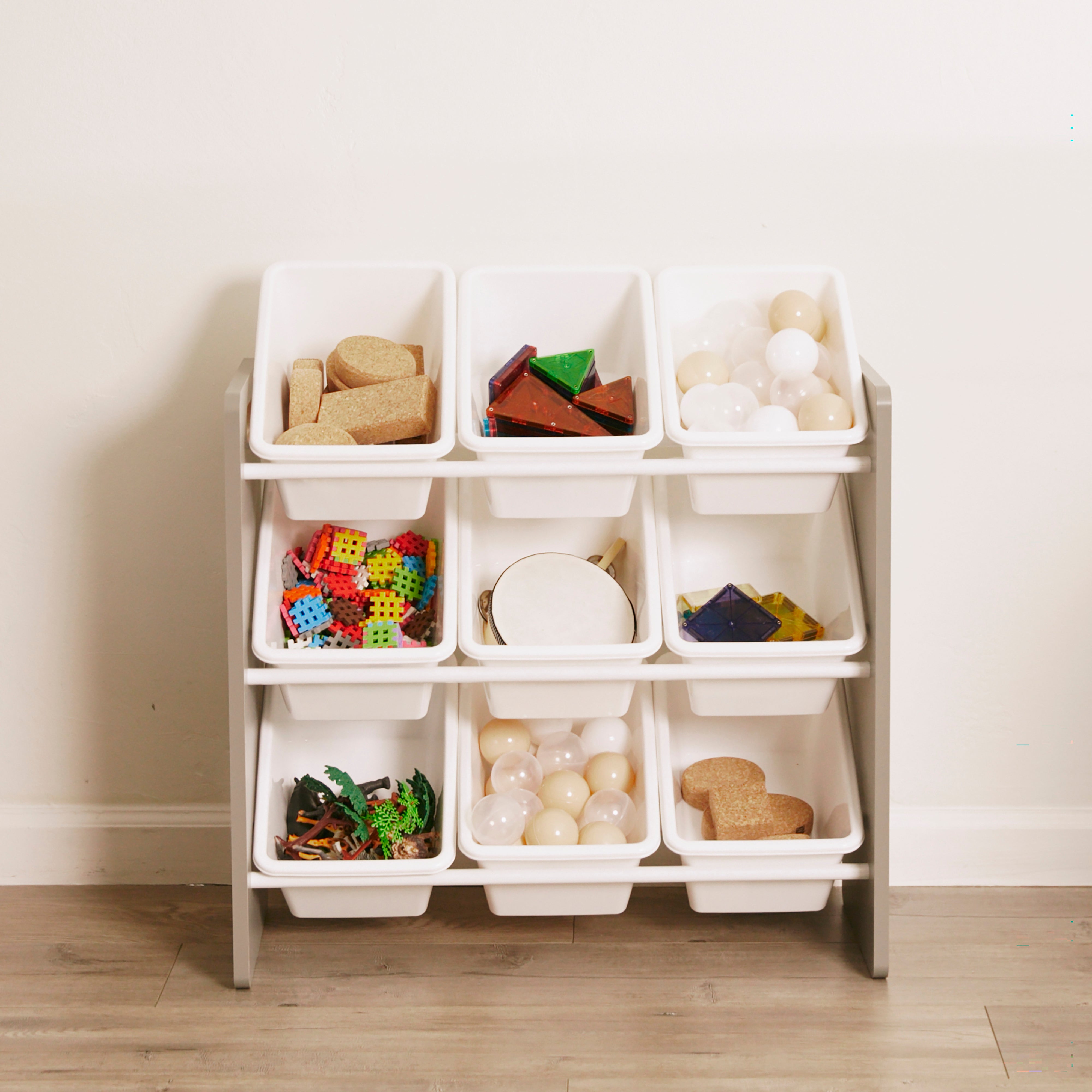 3-Tier Organizer with 9 Bins