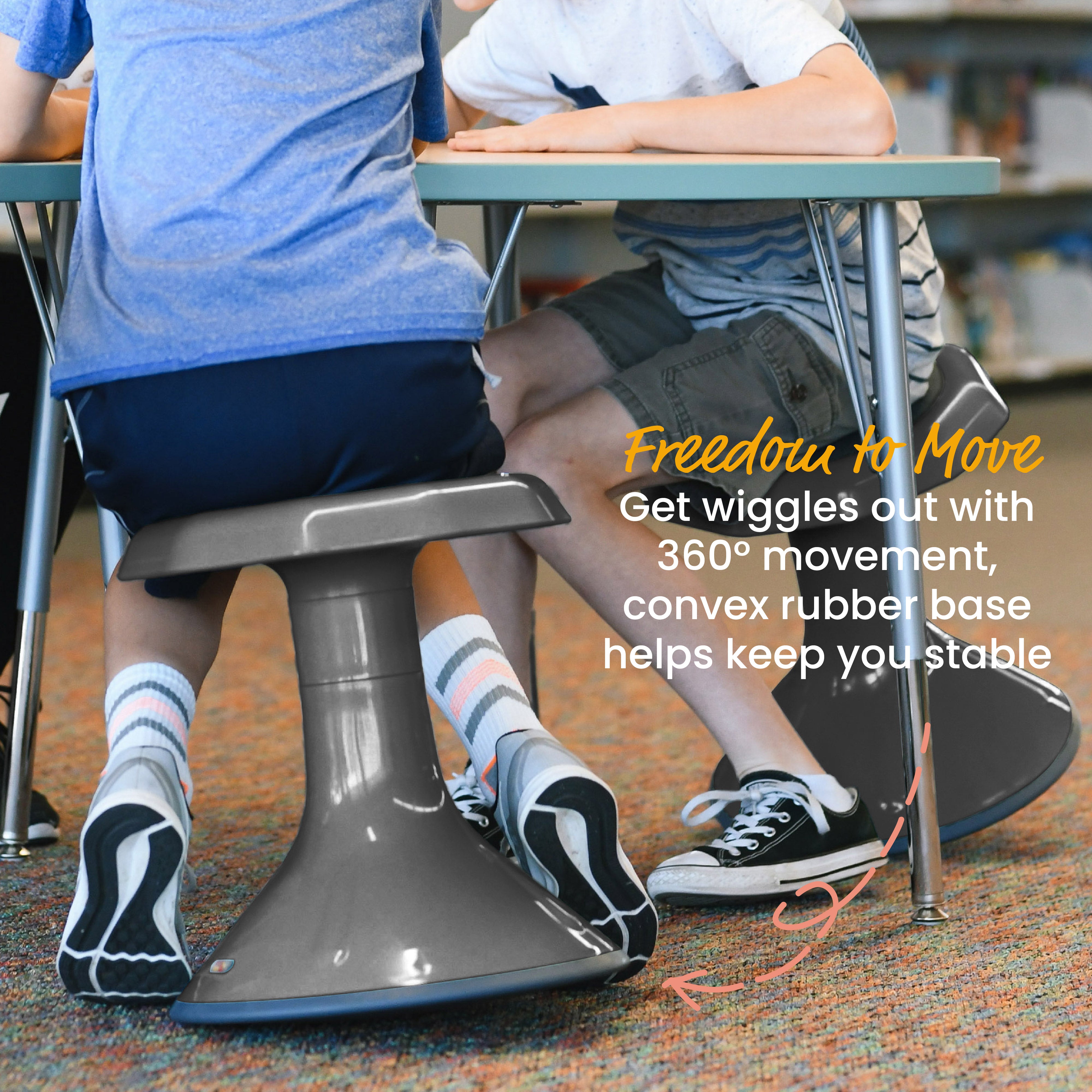ACE Active Core Engagement Wobble Stool, 15-Inch Seat Height