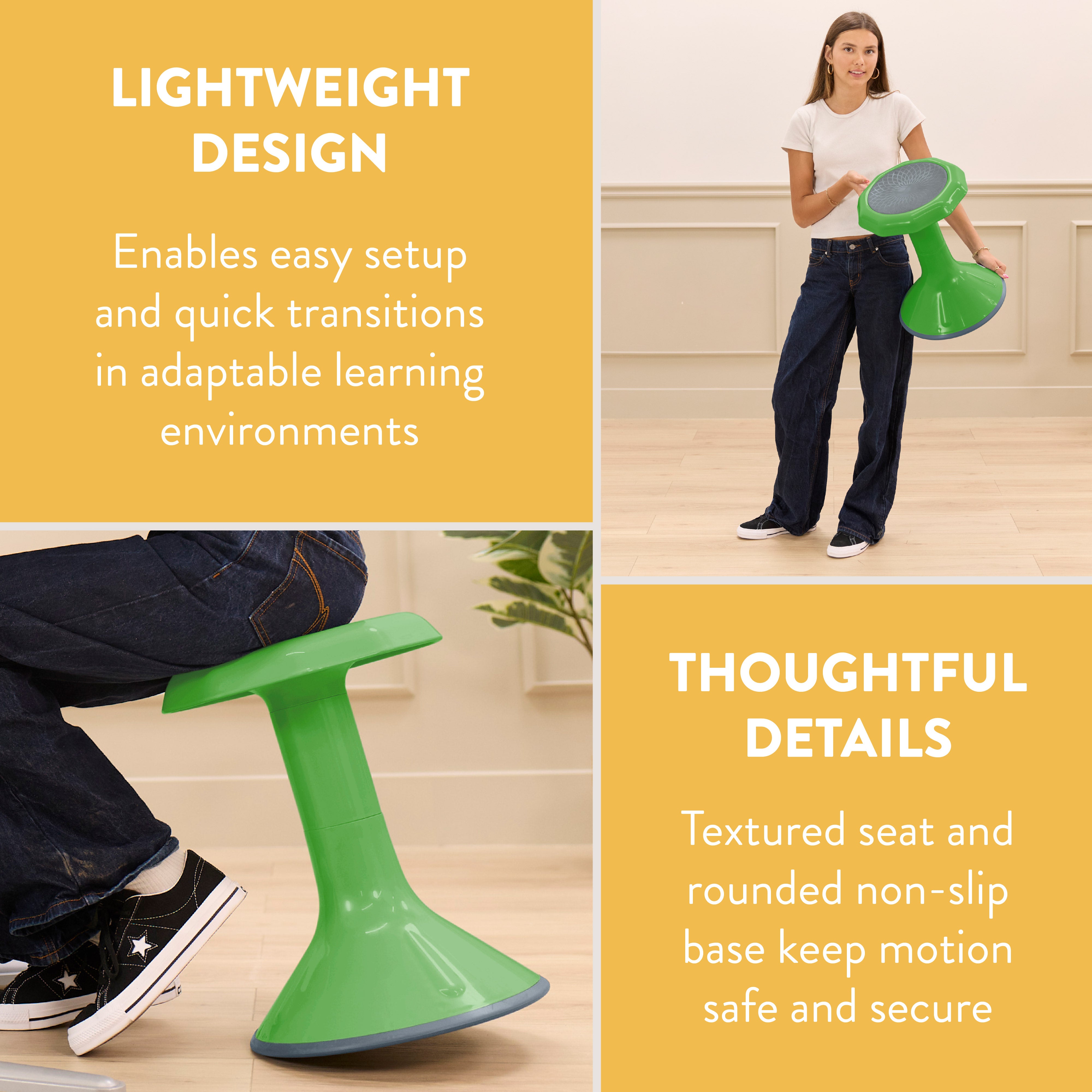 Wobble Sensory Stool, 18in Seat Height