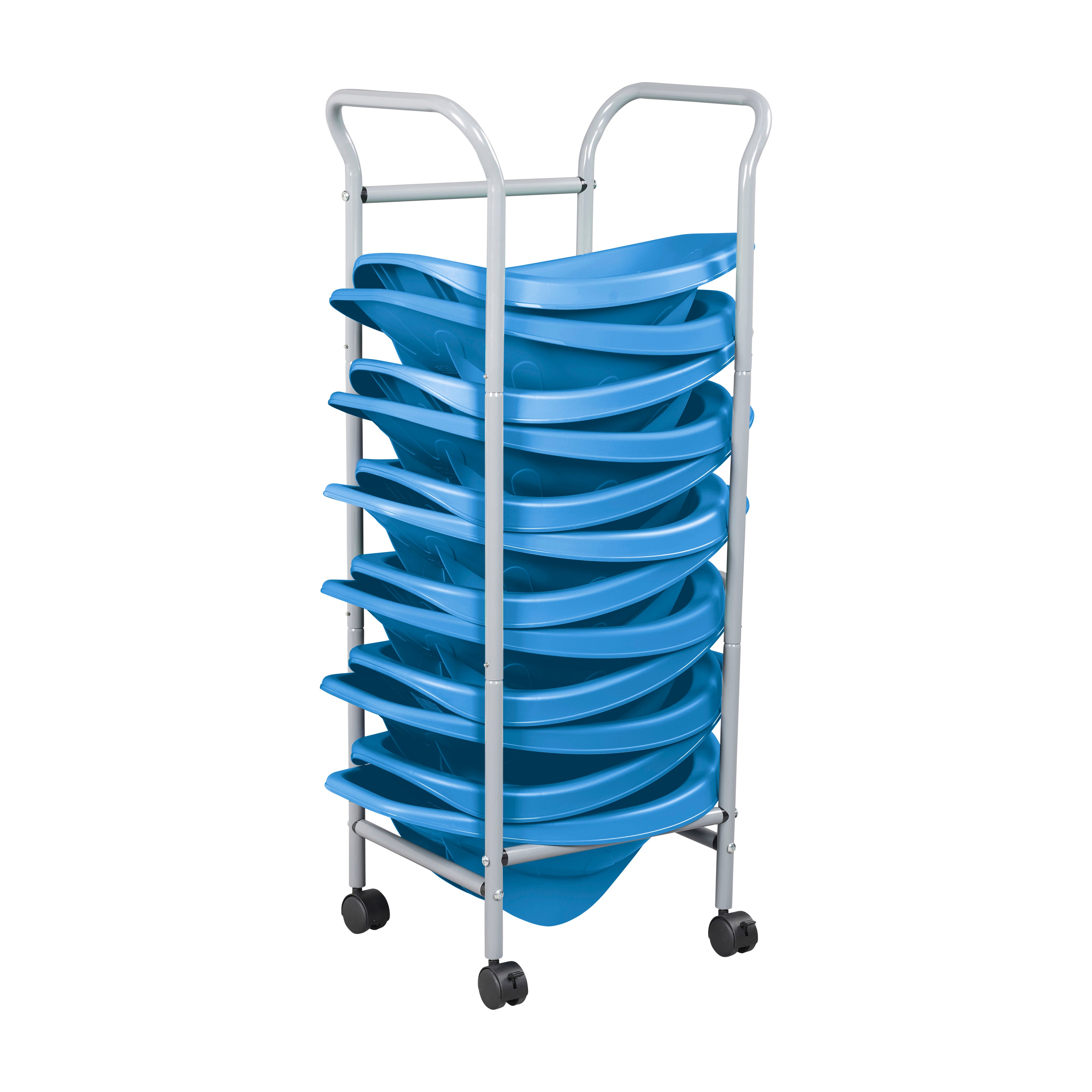 Mobile Leaf Seat Cart with 12 Leaf Floor Seats, Flexible Seating