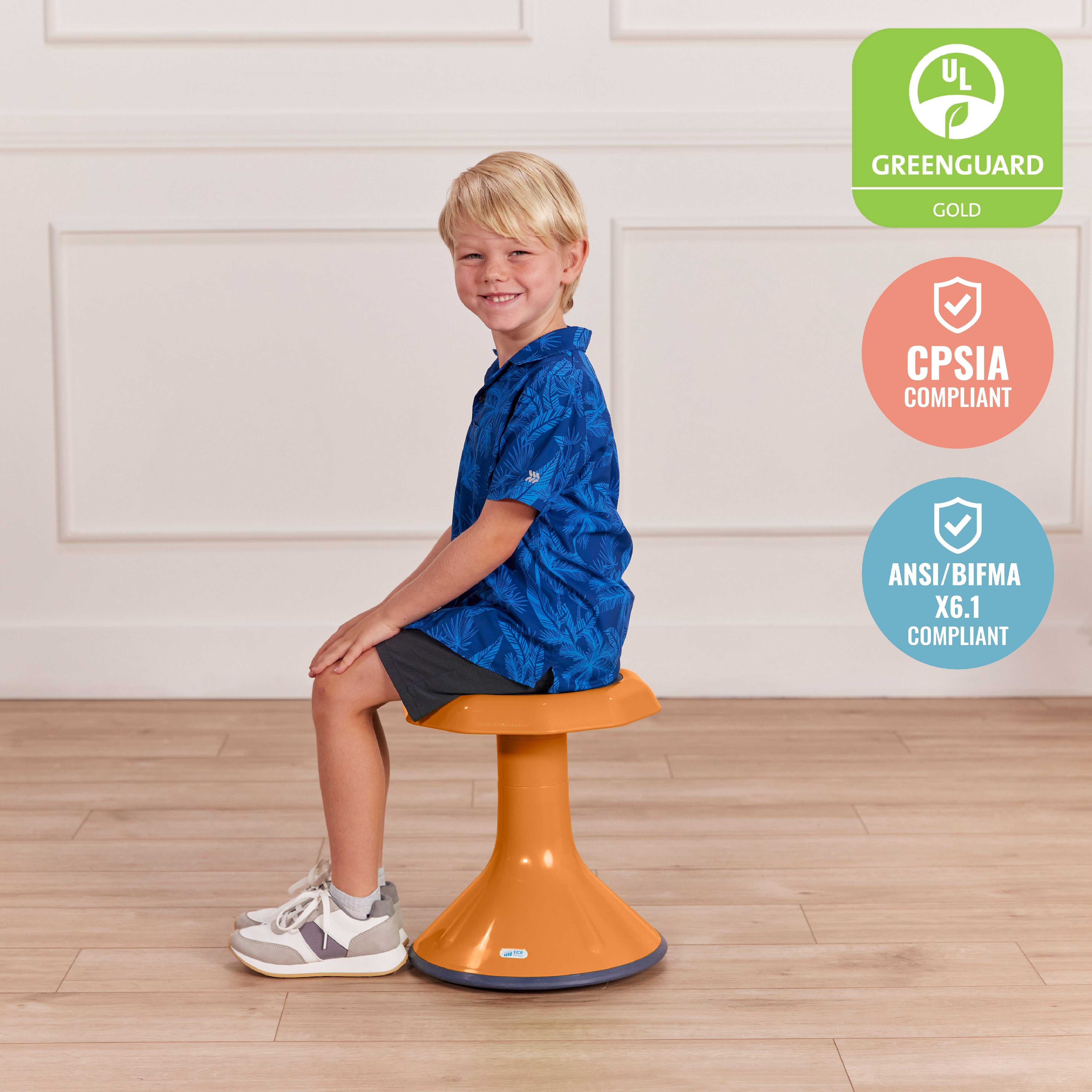 ACE Active Core Engagement Wobble Stool, 15-Inch Seat Height