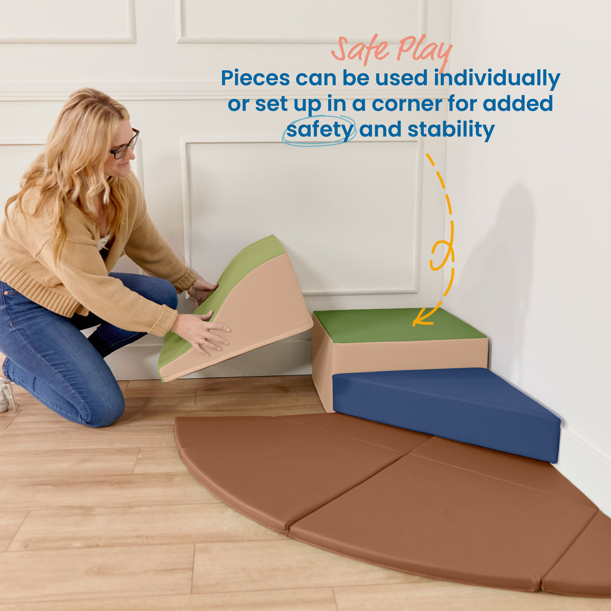 Adventurer's Summit Slide Corner Climber, 4-Piece