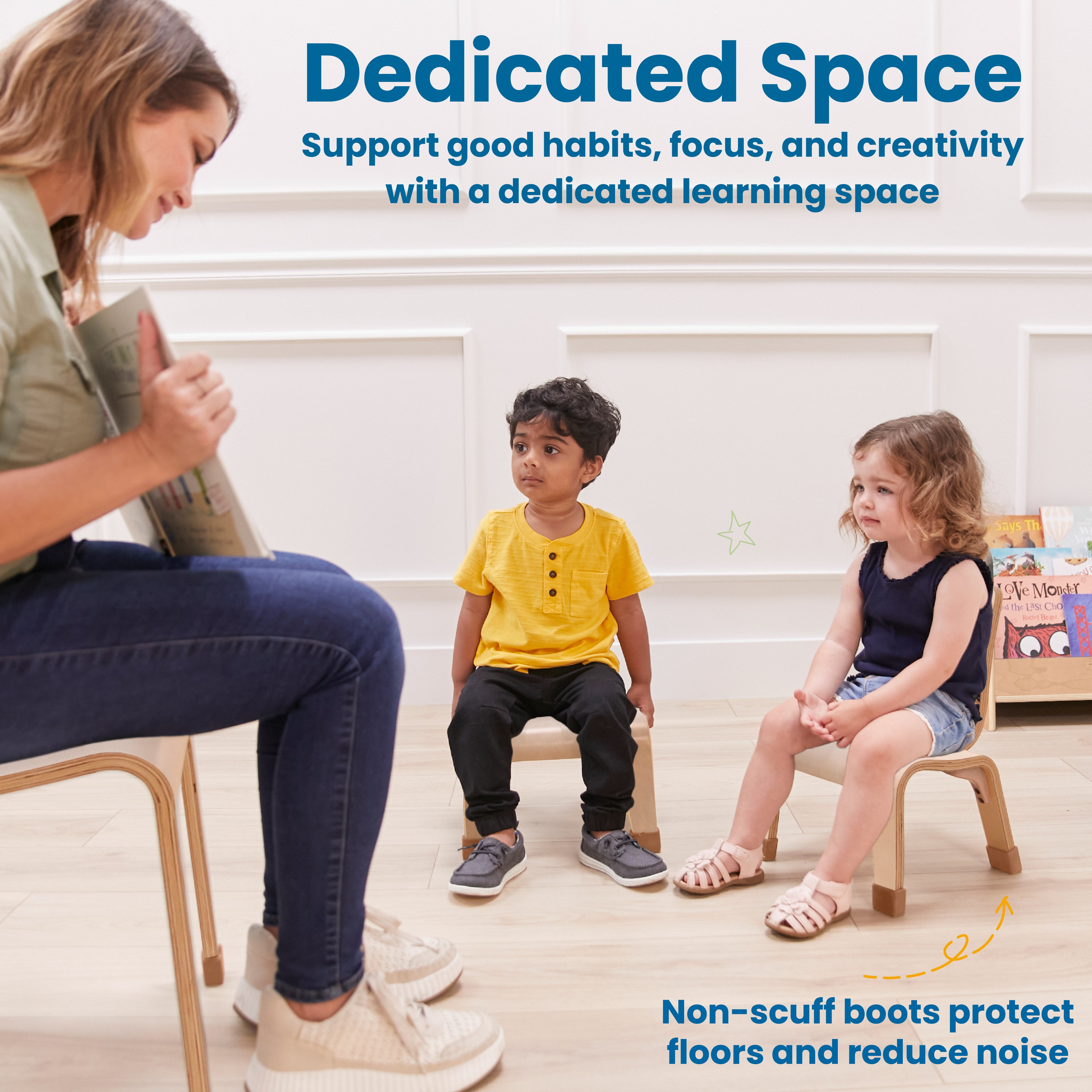 Bentwood Chair, 8in Seat Height, 2-Pack