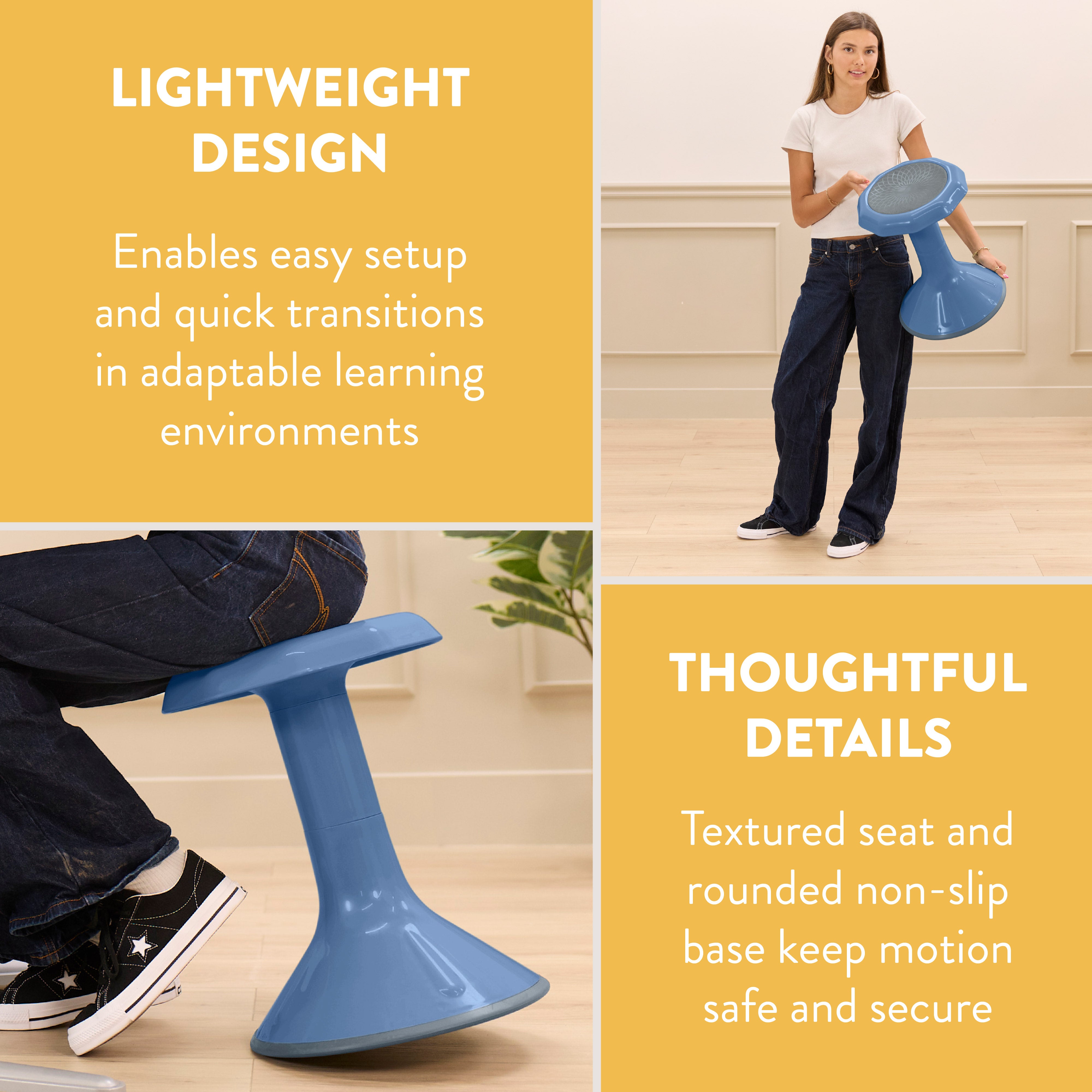 Wobble Sensory Stool, 18in Seat Height