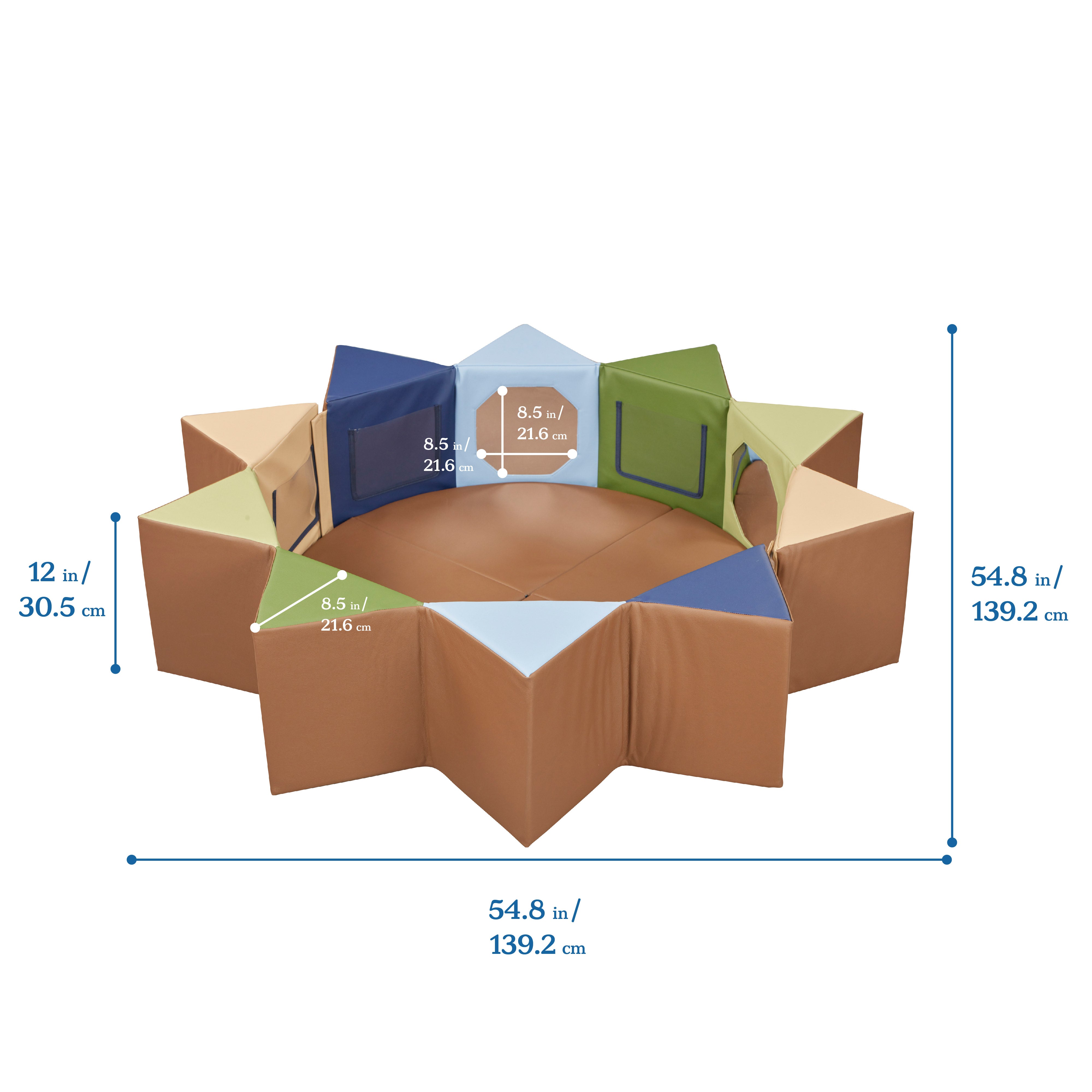 SoftZone Wall of Mirrors, 3-Piece