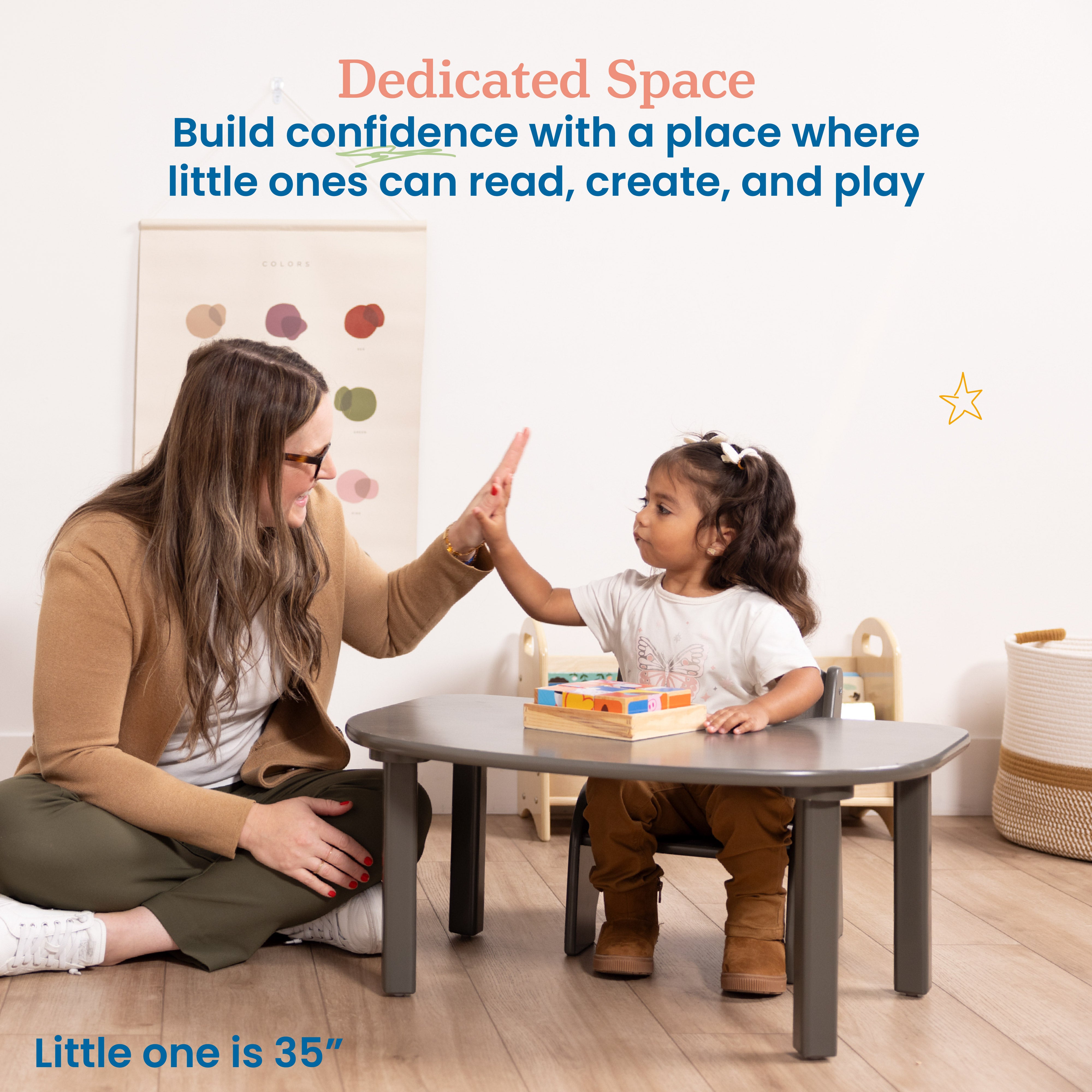 Little Learner Table and Chair Set, 2-Piece