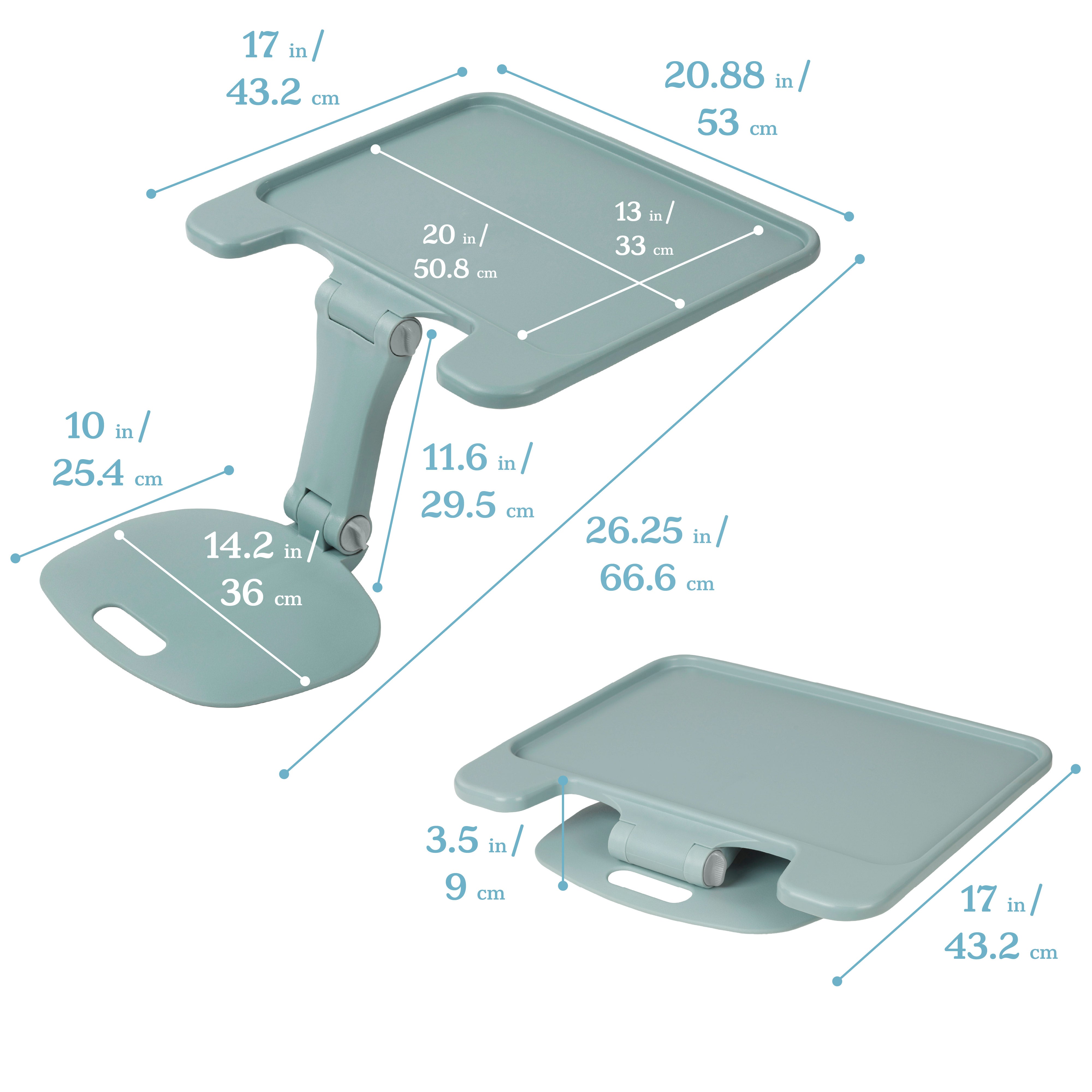 The Surf Folding Portable Lap Desk, Large