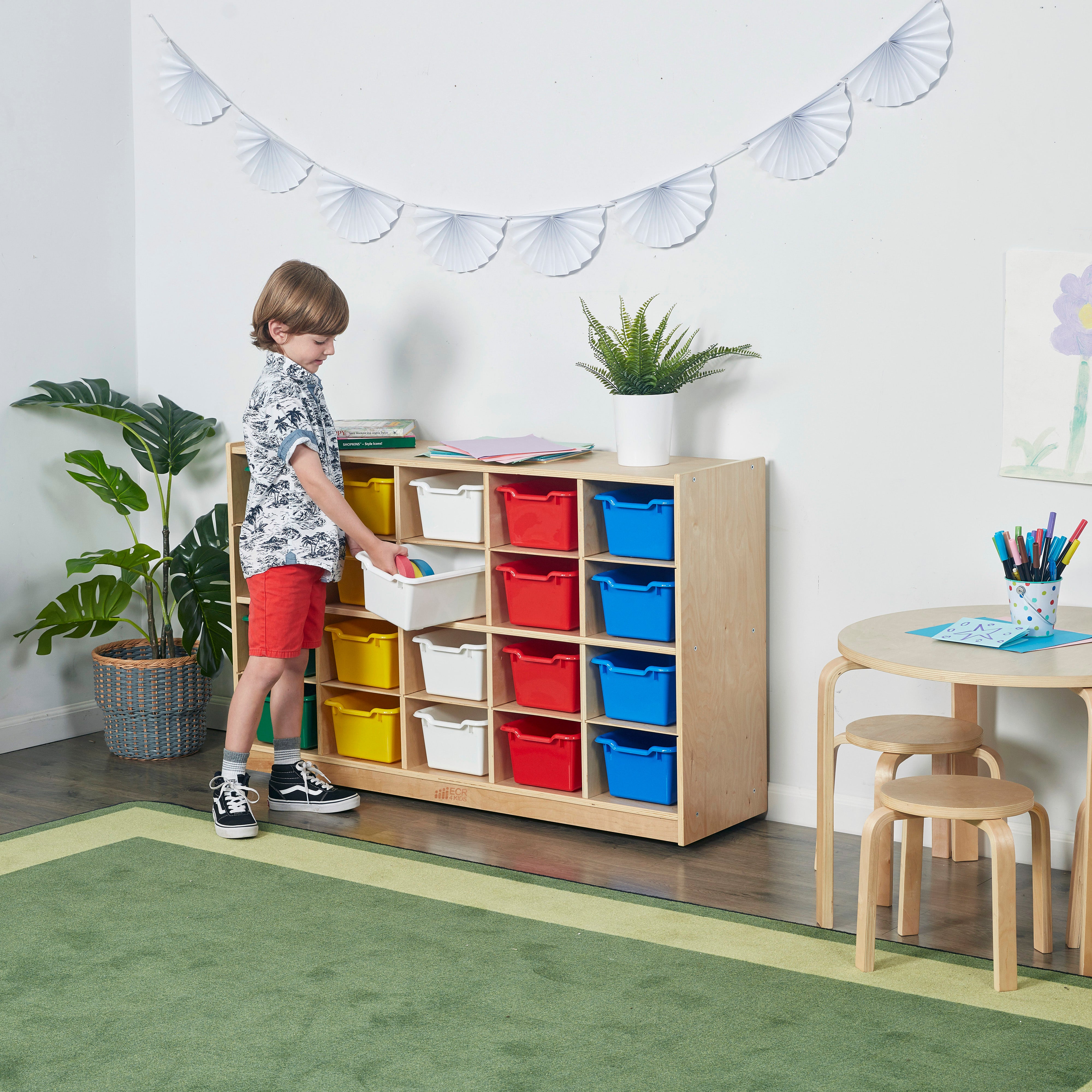 Scoop Front Storage Bin, 20-Piece