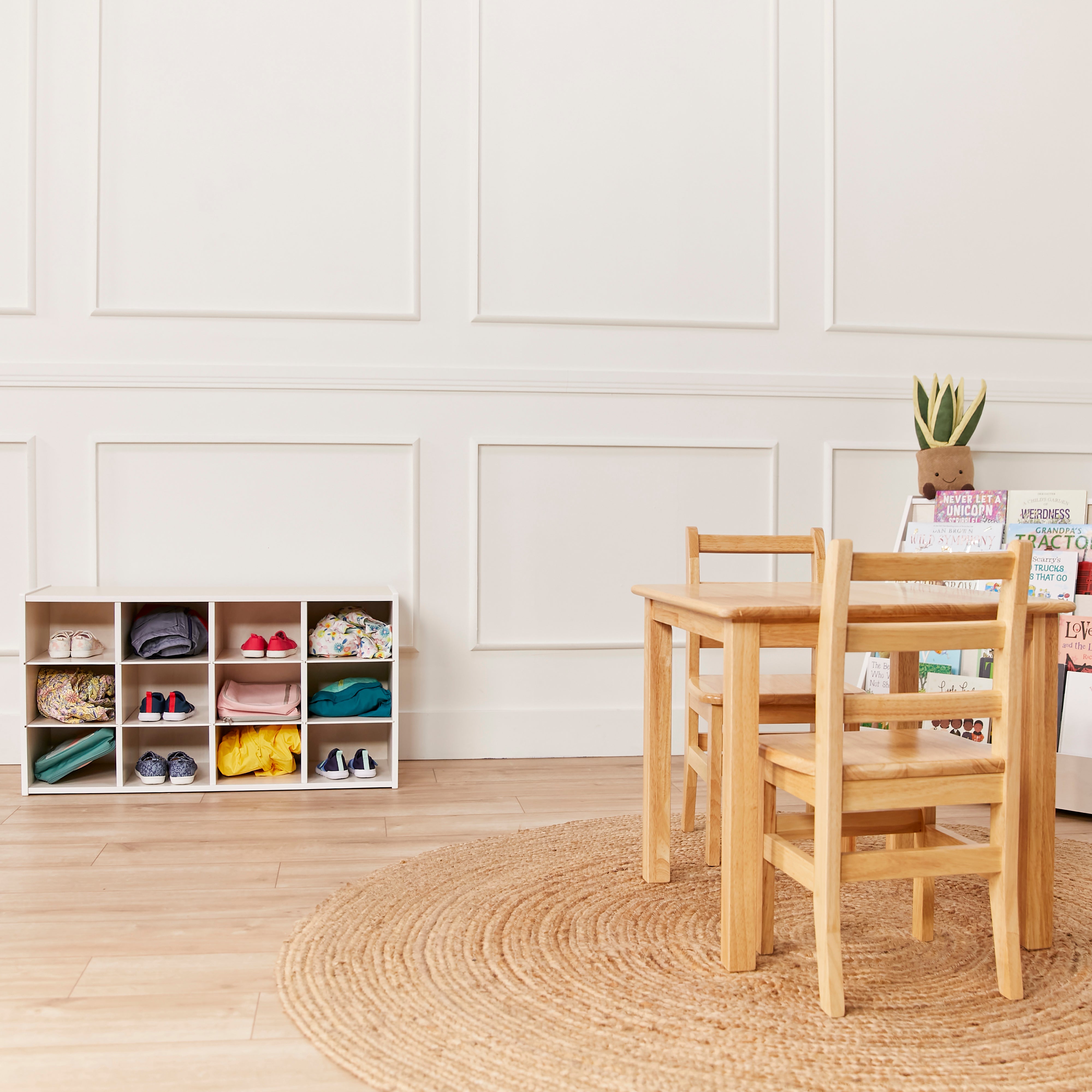 Streamline 12 Cubby Tray Storage Cabinet, 3x4