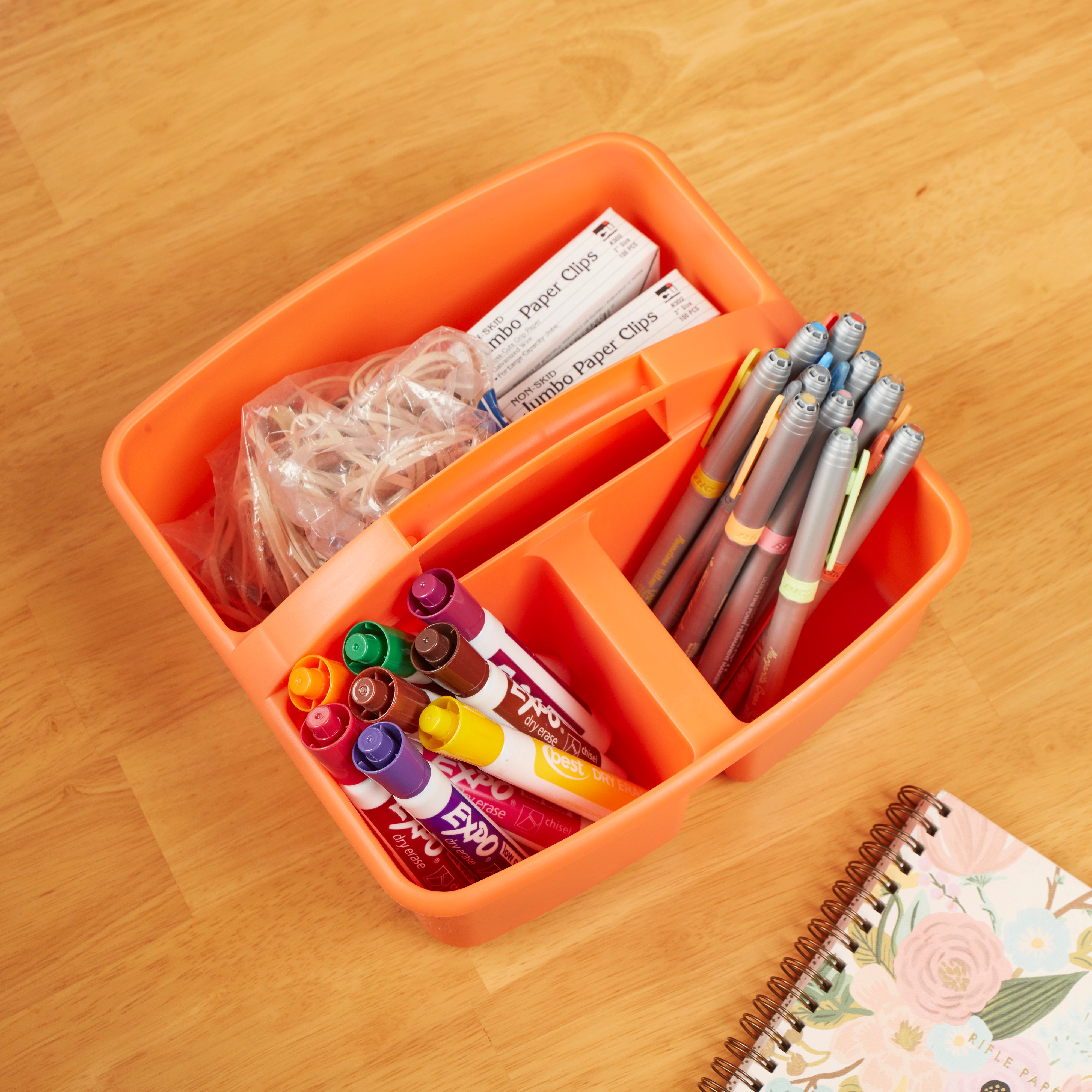 3-Compartment Storage Caddy, 6-Pack