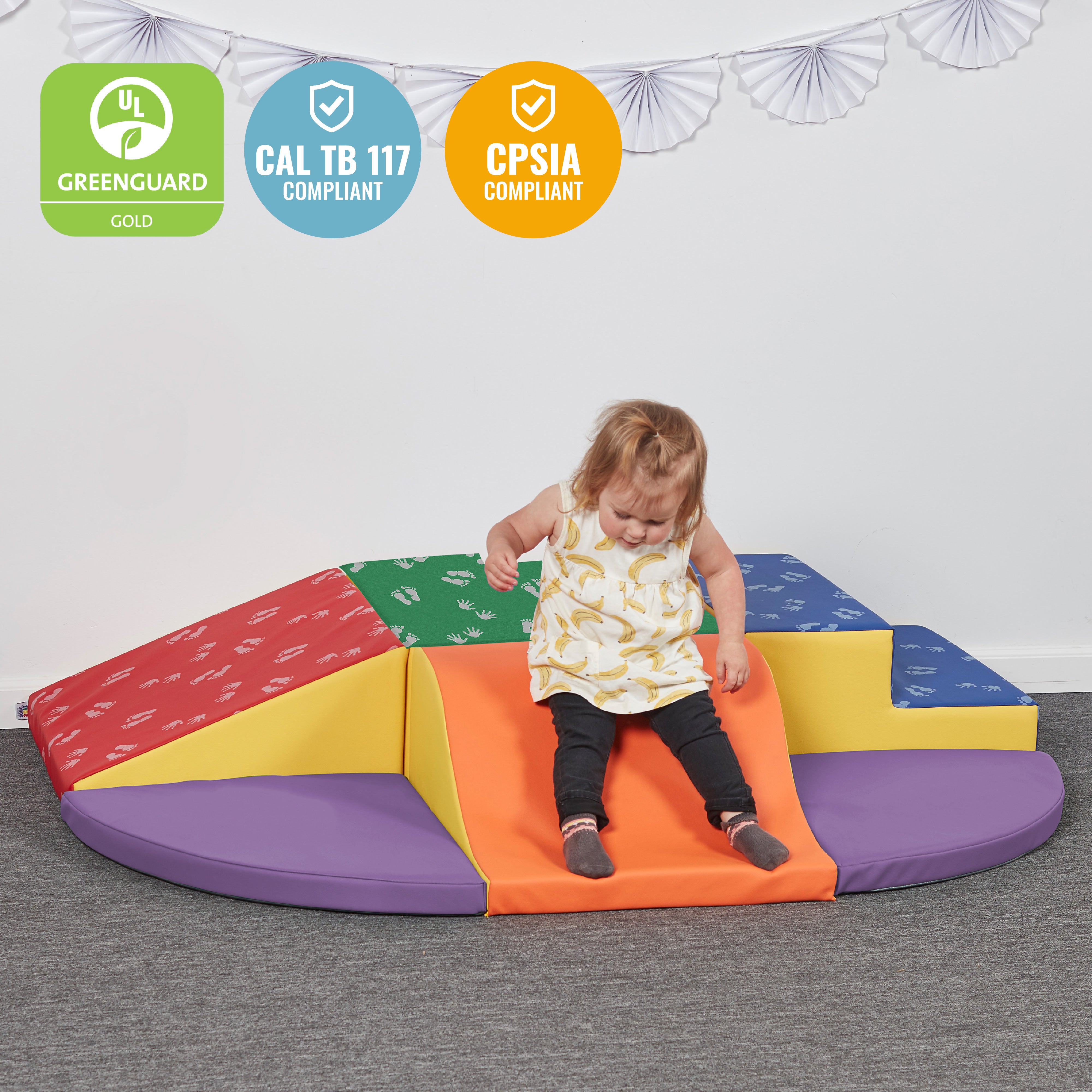 SoftZone Little Me Wall Climb and Slide, 6-Piece