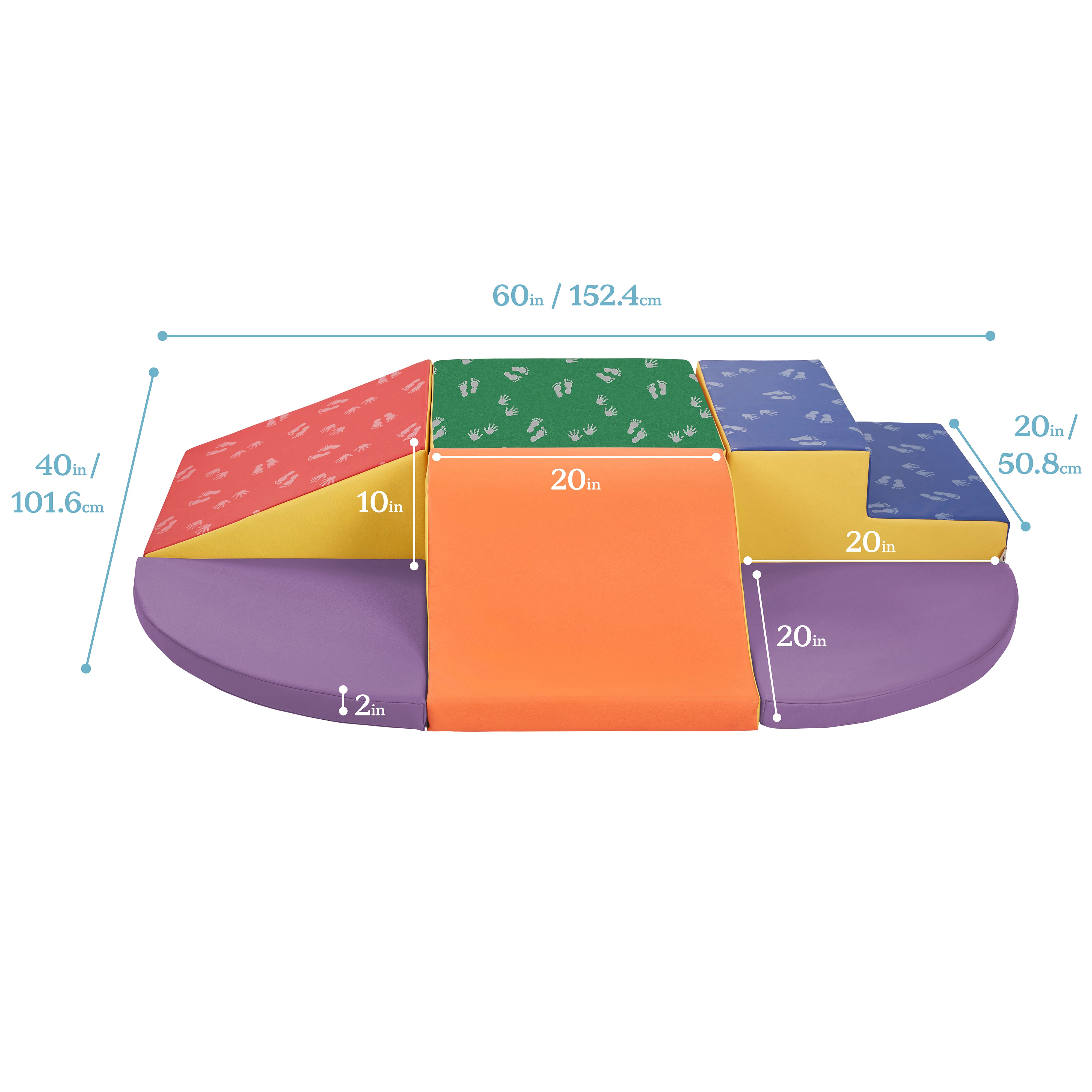 Little Me Wall Climb and Slide, 6-Piece