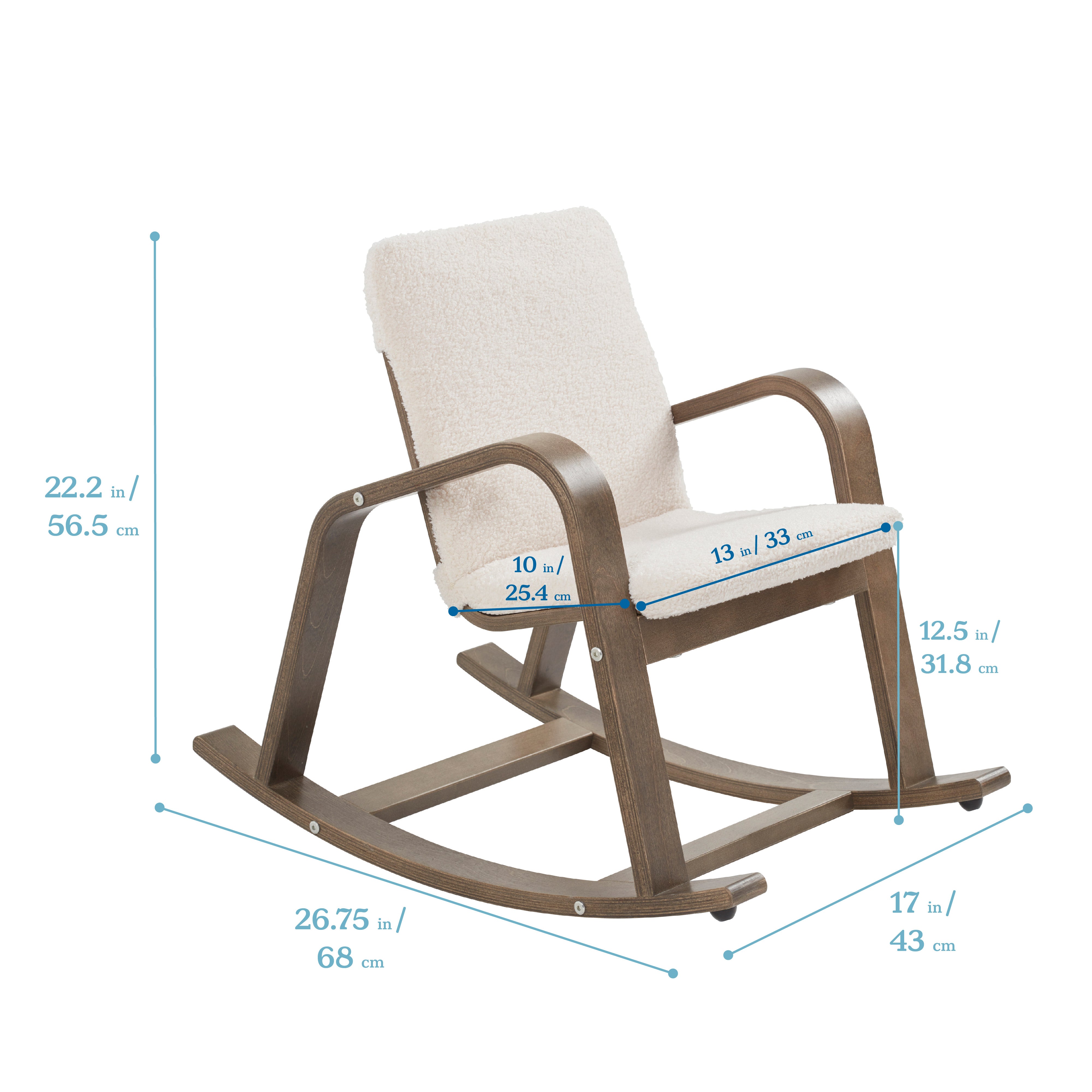 Bentwood Rocking Chair with Cushion