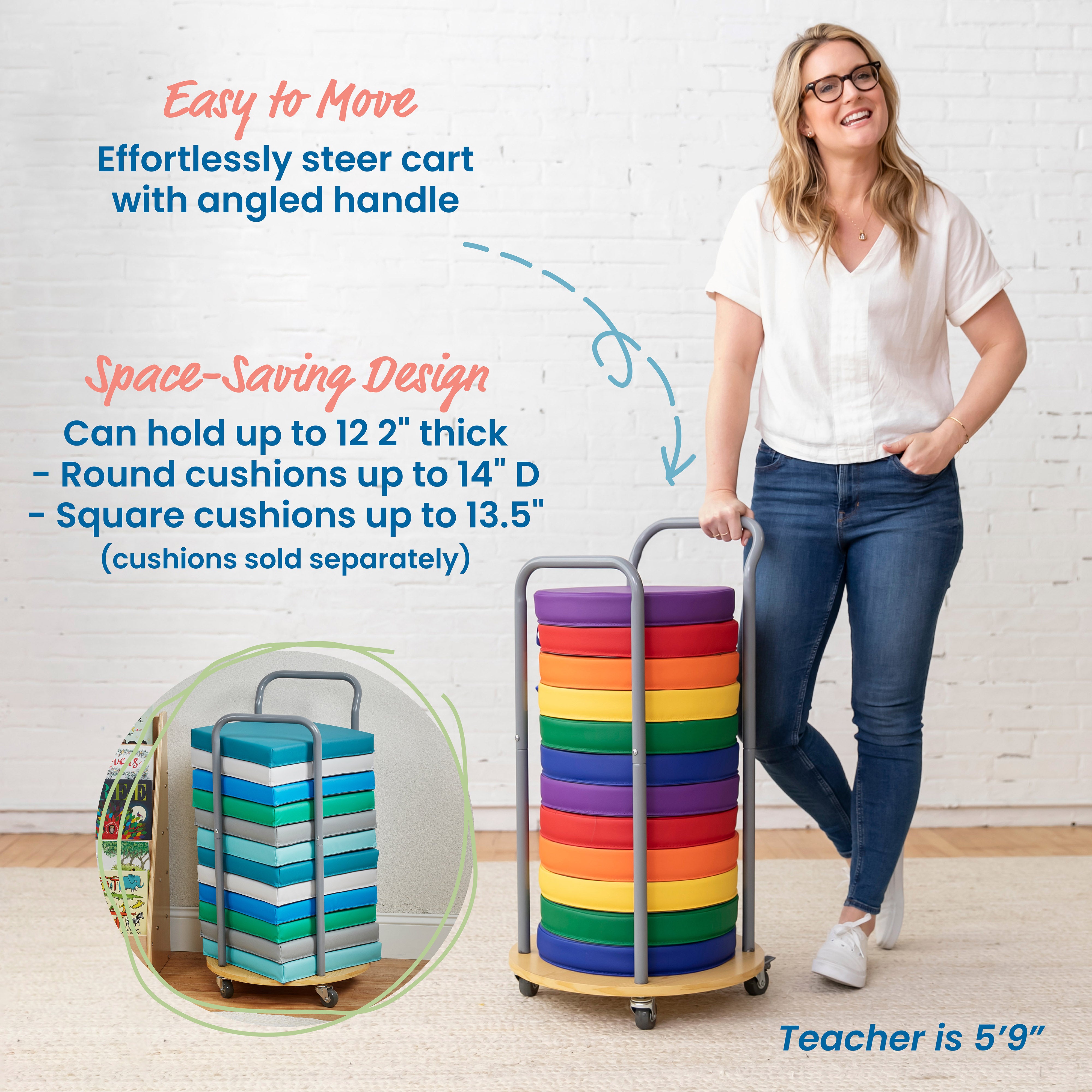 Mobile Cushion Cart