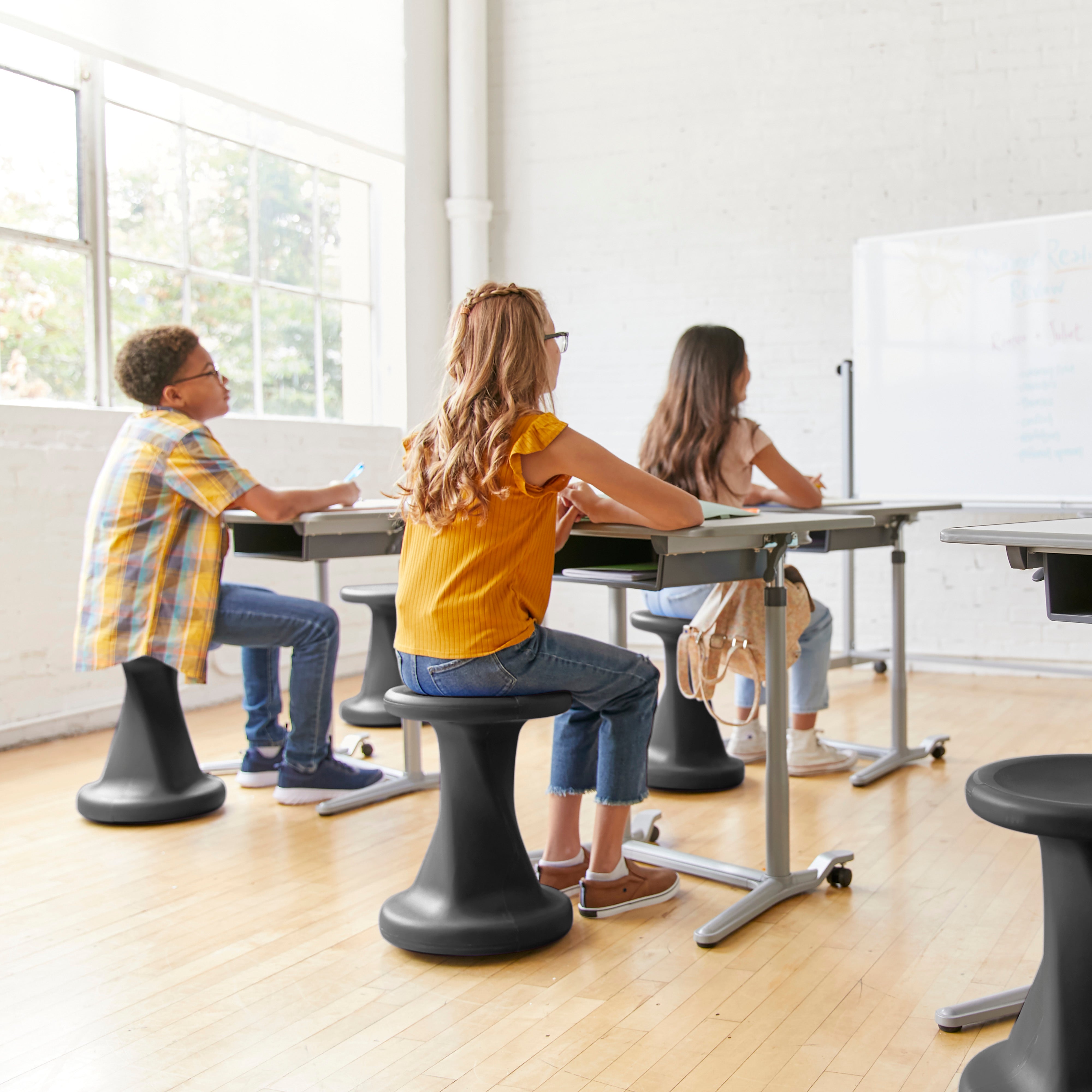 Flexible Classroom Package with 3S Mobile Desks and Twist Stools