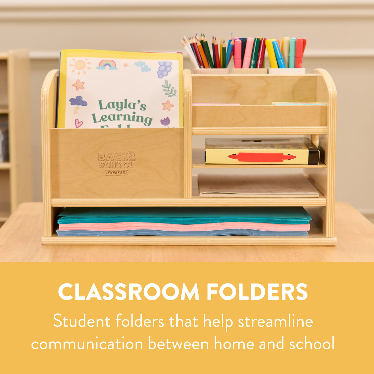Stay Connect Classroom Folders, 36-Piece
