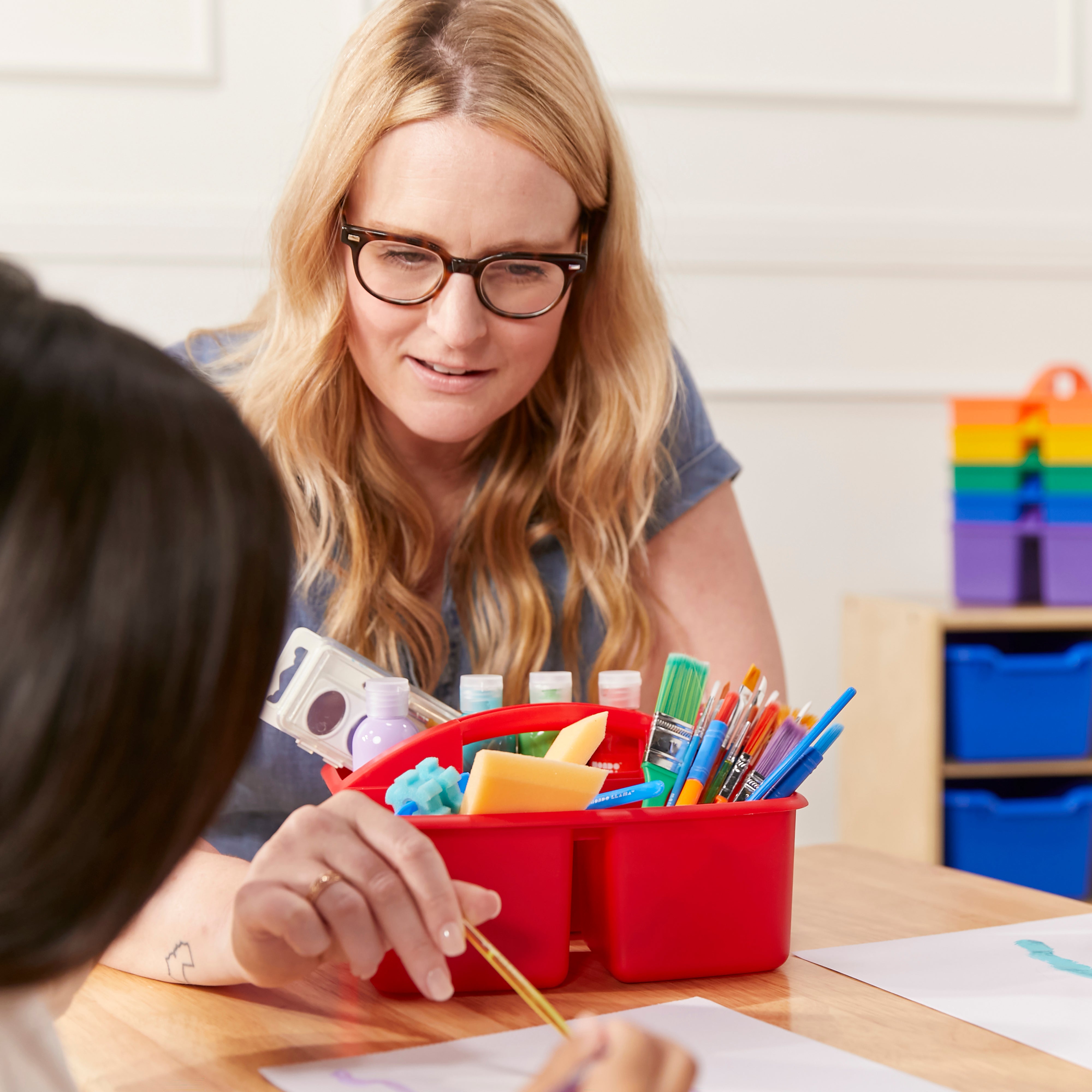 3-Compartment Storage Caddy, 6-Pack