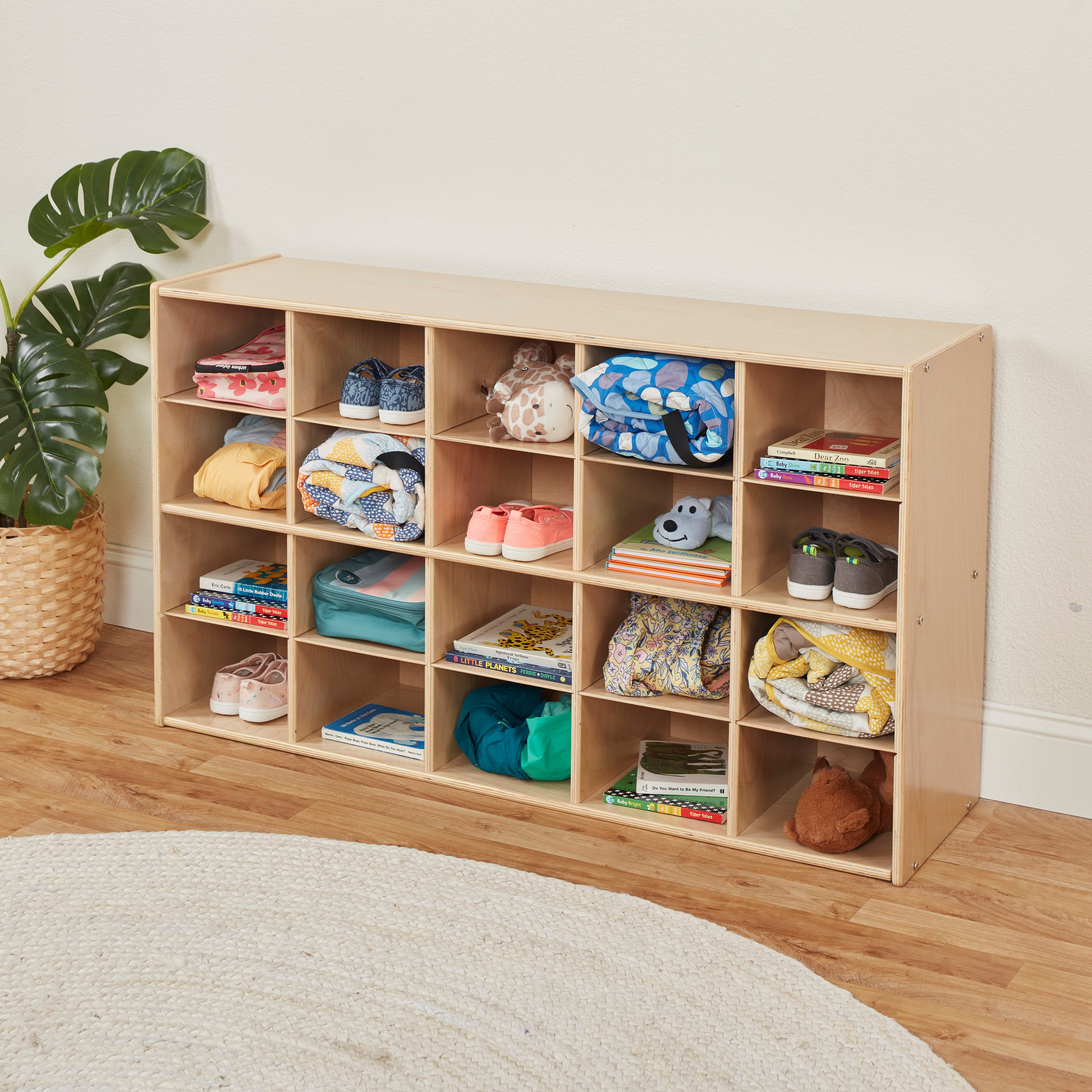 Streamline 20 Cubby Tray Storage Cabinet, 4x5