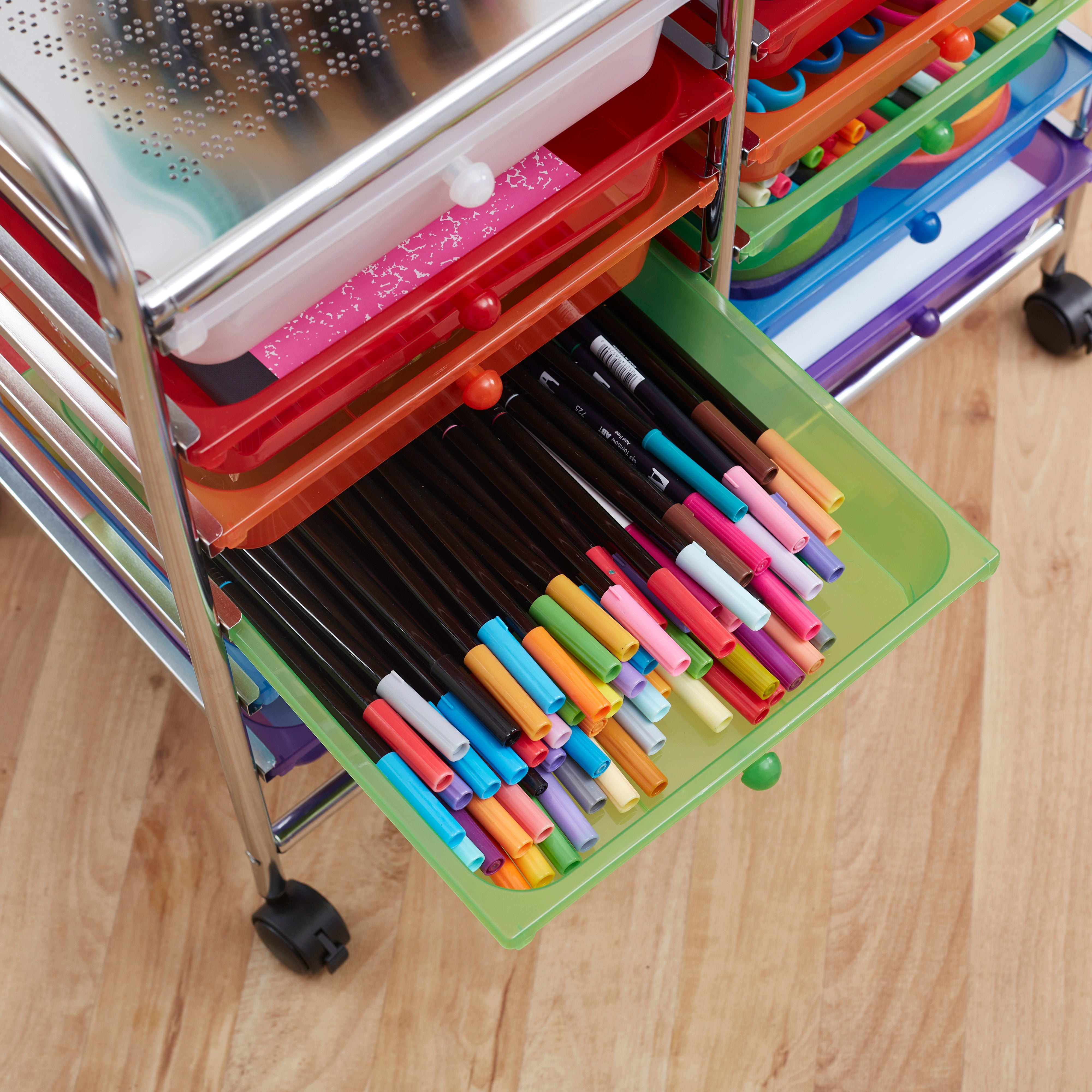 12-Drawer Value Mobile Storage Utility Cart