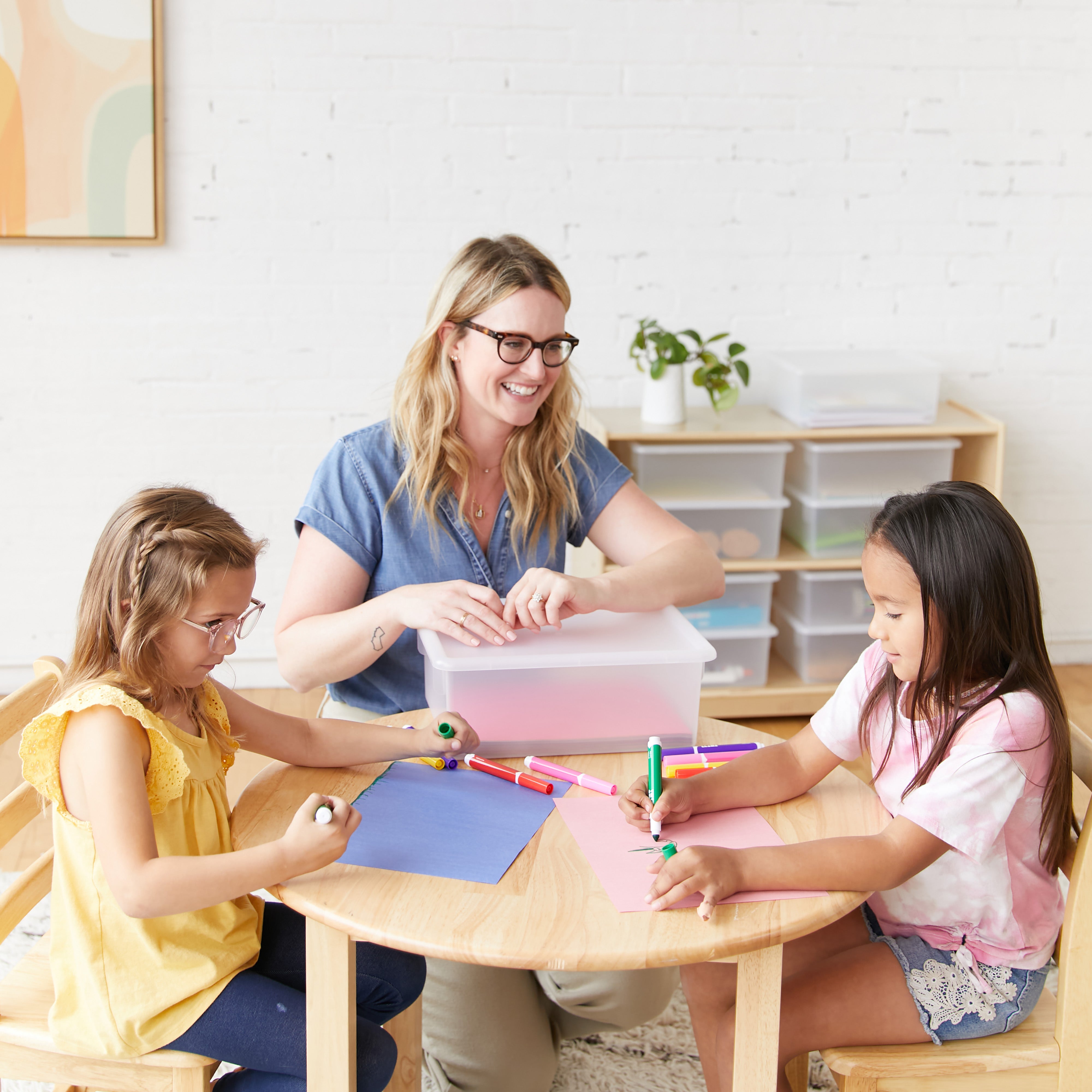 Letter Size Deep Tray with Lid, 10-Piece