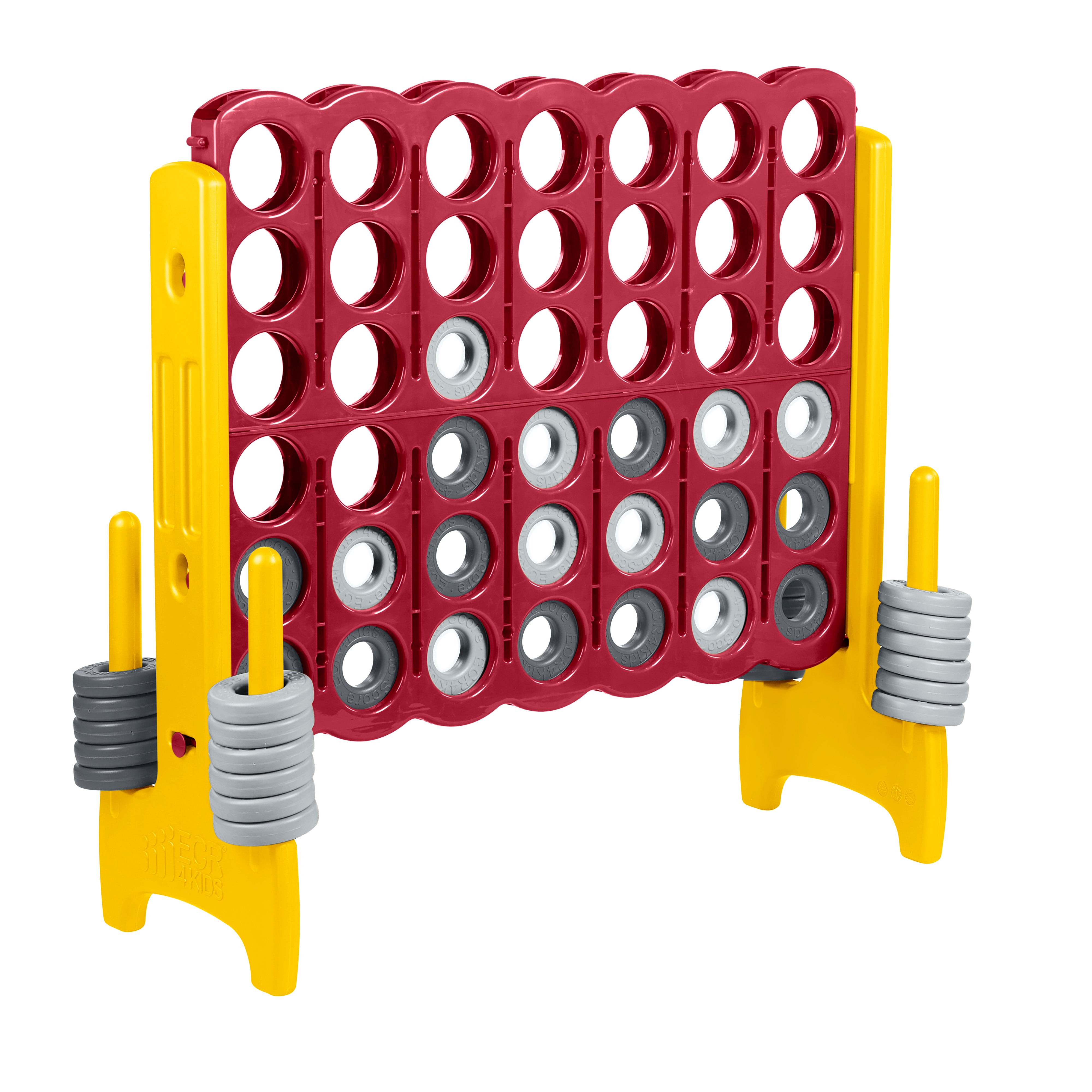 Jumbo 4-To-Score Giant Game with 42 Rings and Reset Sliders