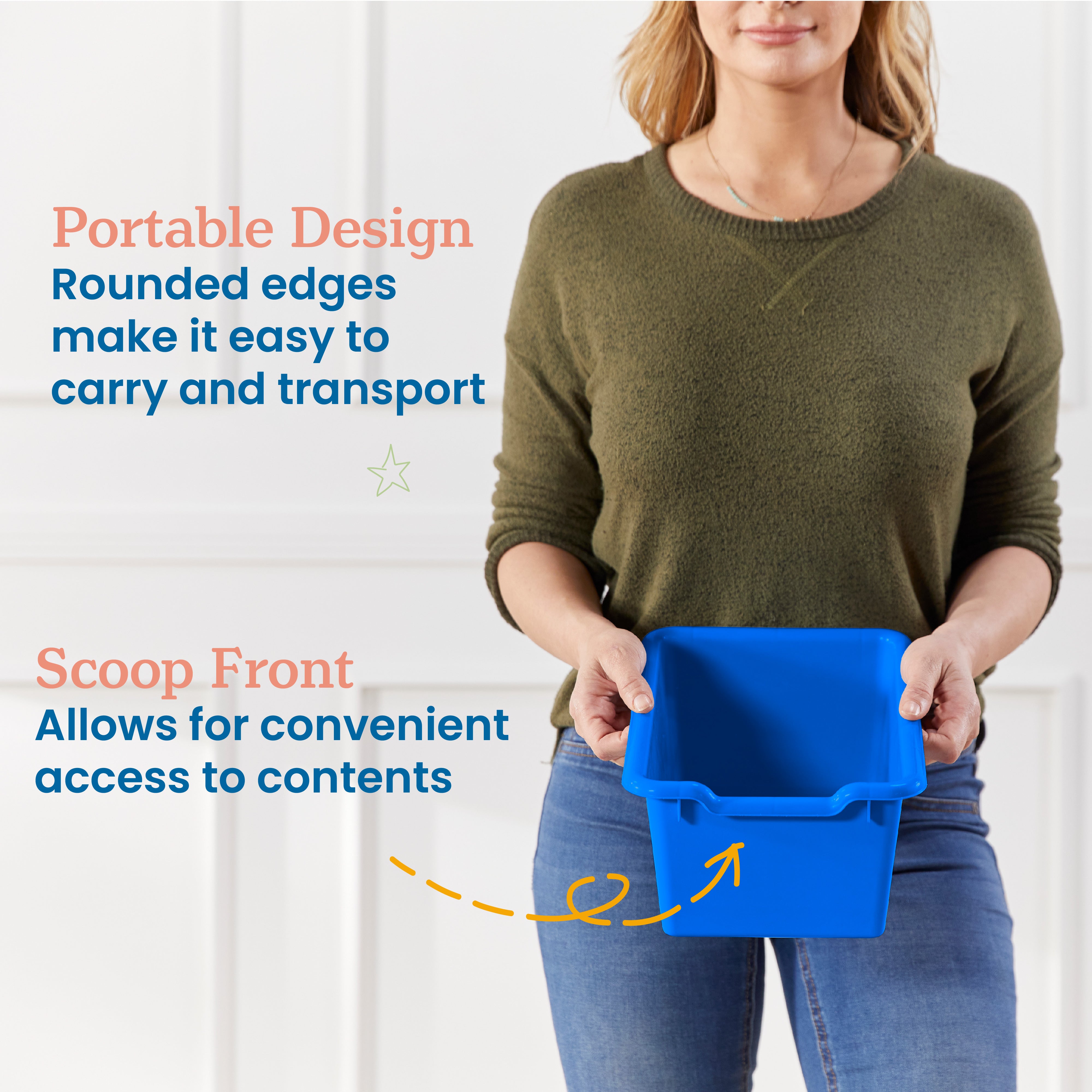 Streamline 5-Section Coat Locker with Bench and Scoop Front Storage Bins, Toddler Size, Natural