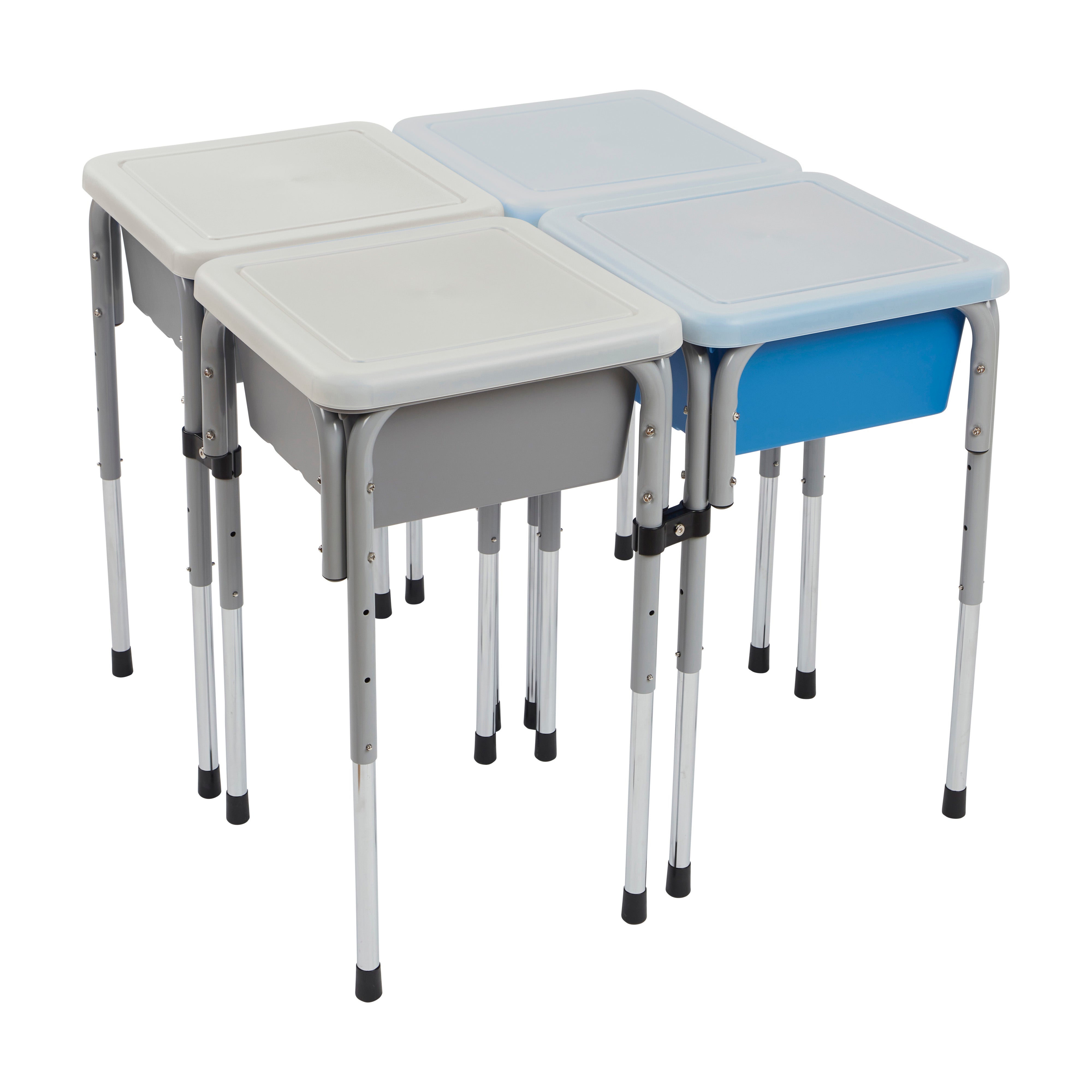 4-Station Sand and Water Adjustable Play Table