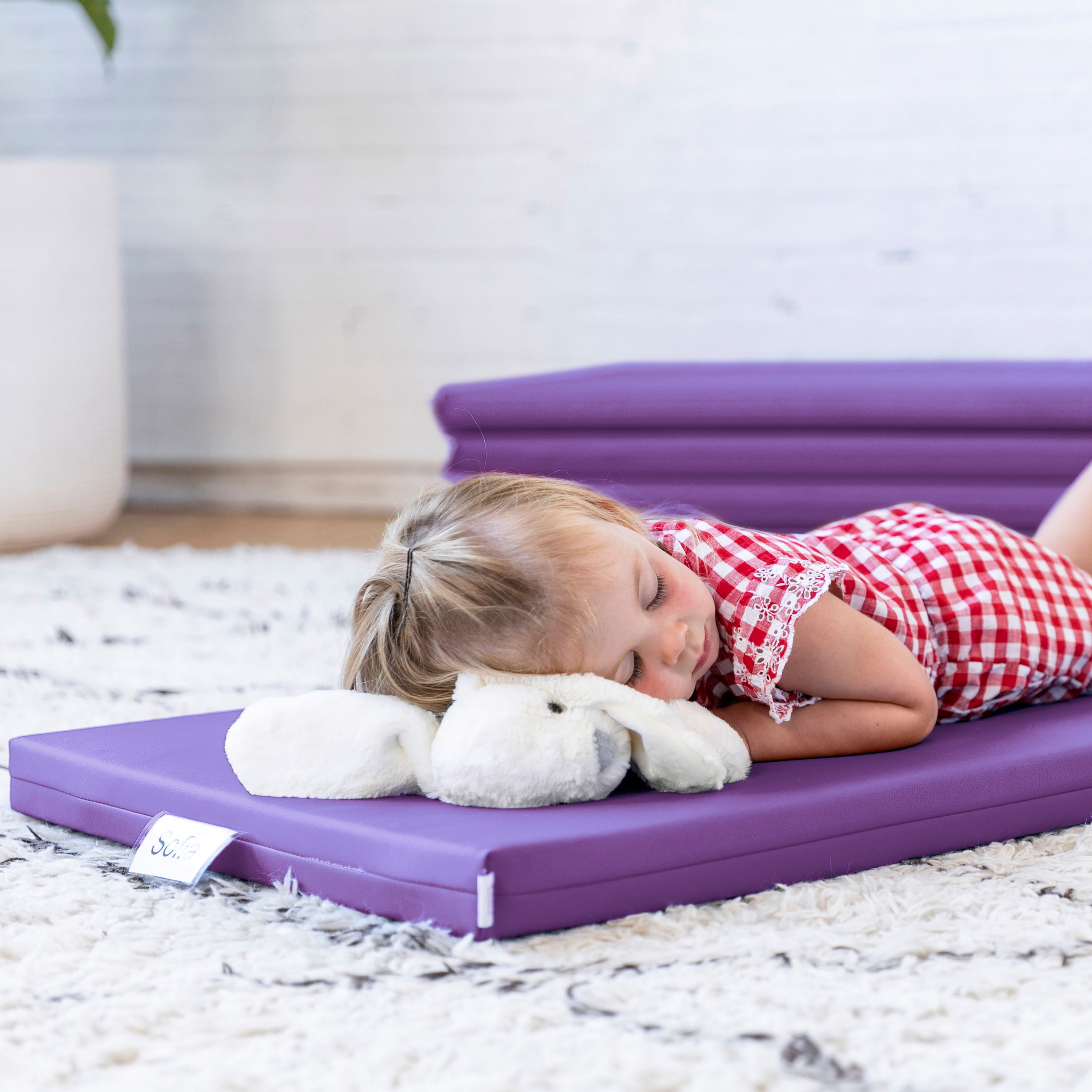 Rainbow Rest Mat with Name Tag, 5-Piece