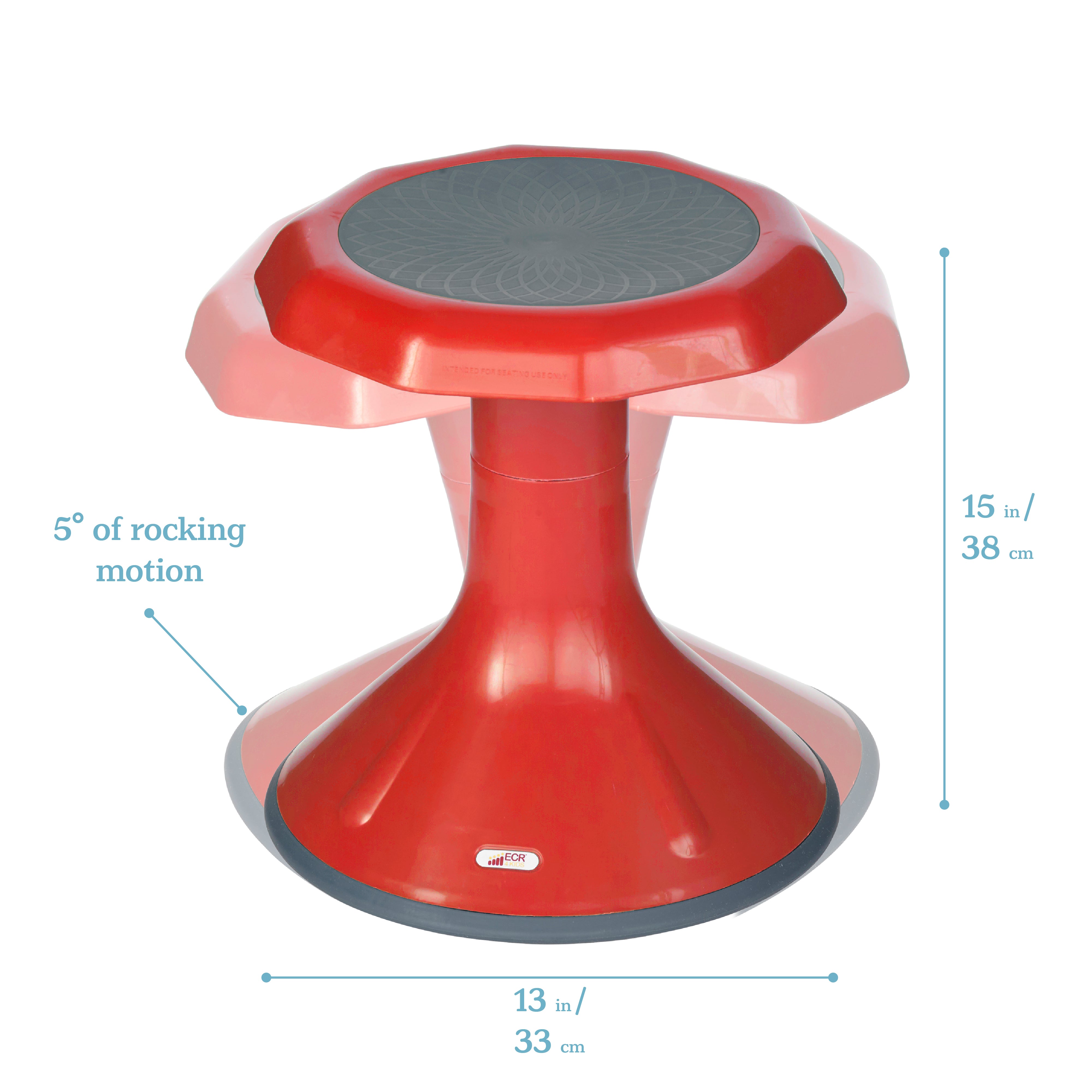 ACE Active Core Engagement Wobble Stool, 15-Inch Seat Height