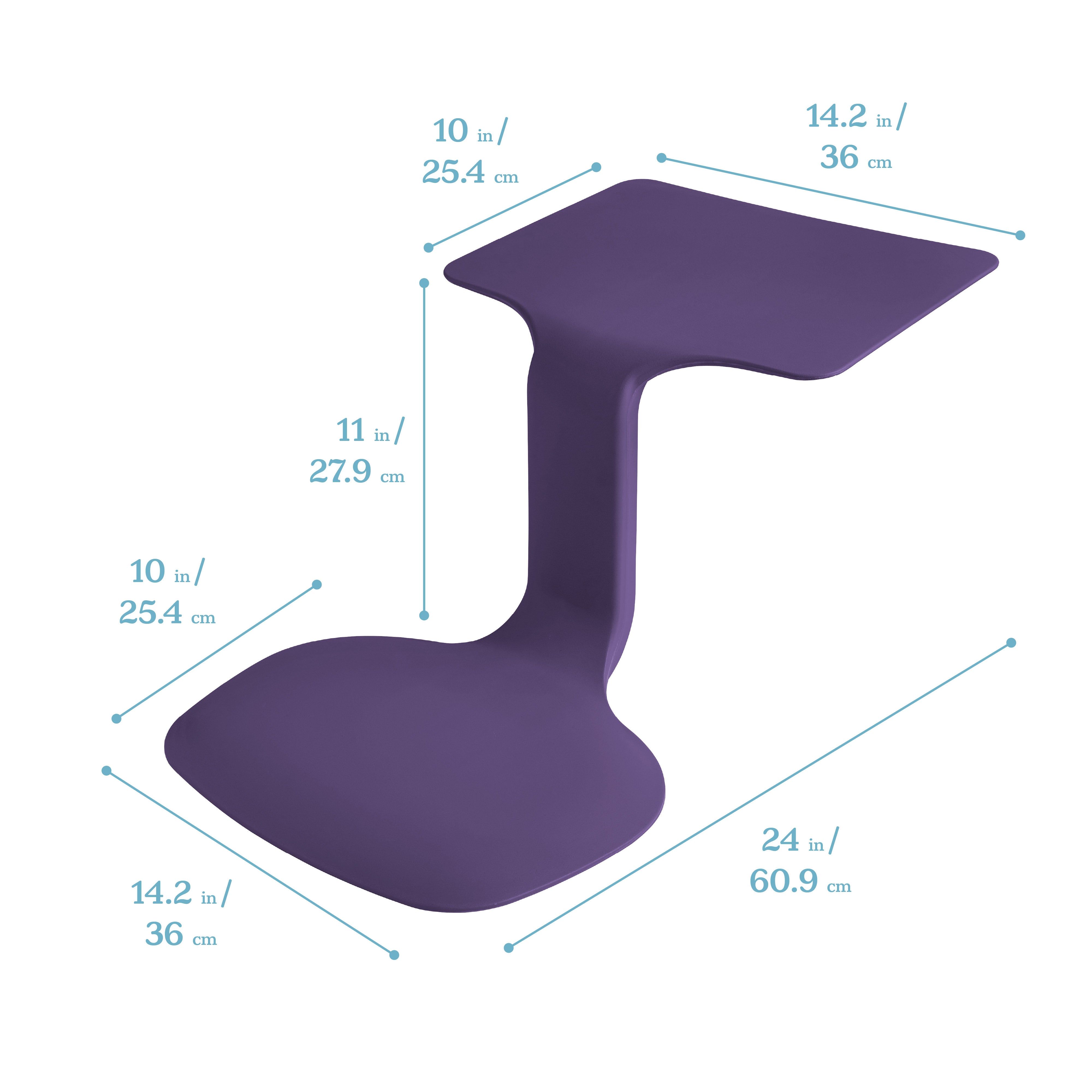 The Surf Portable Desk with Storage Cart, 10-Pack