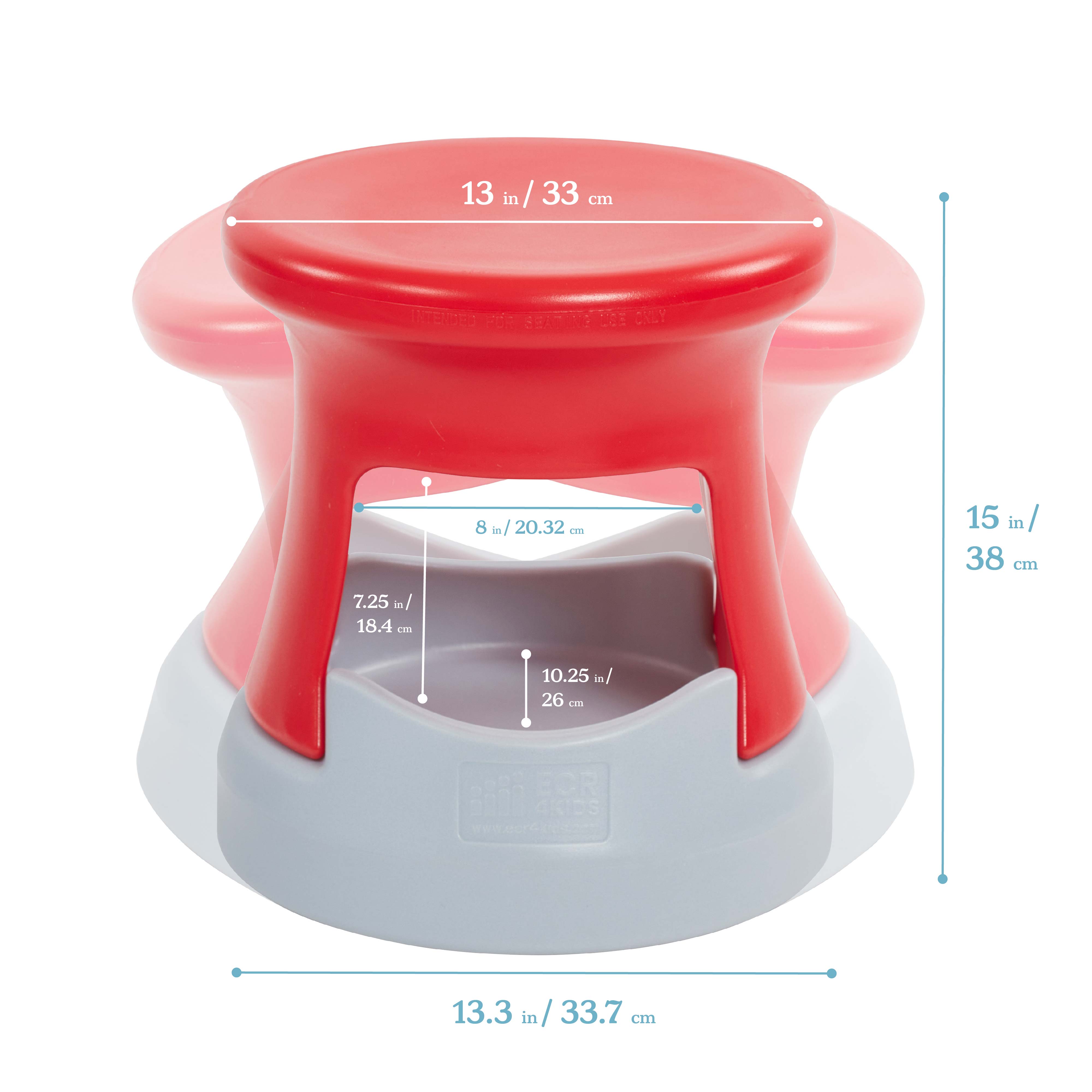 Storage Wobble Stool, 15in Seat Height