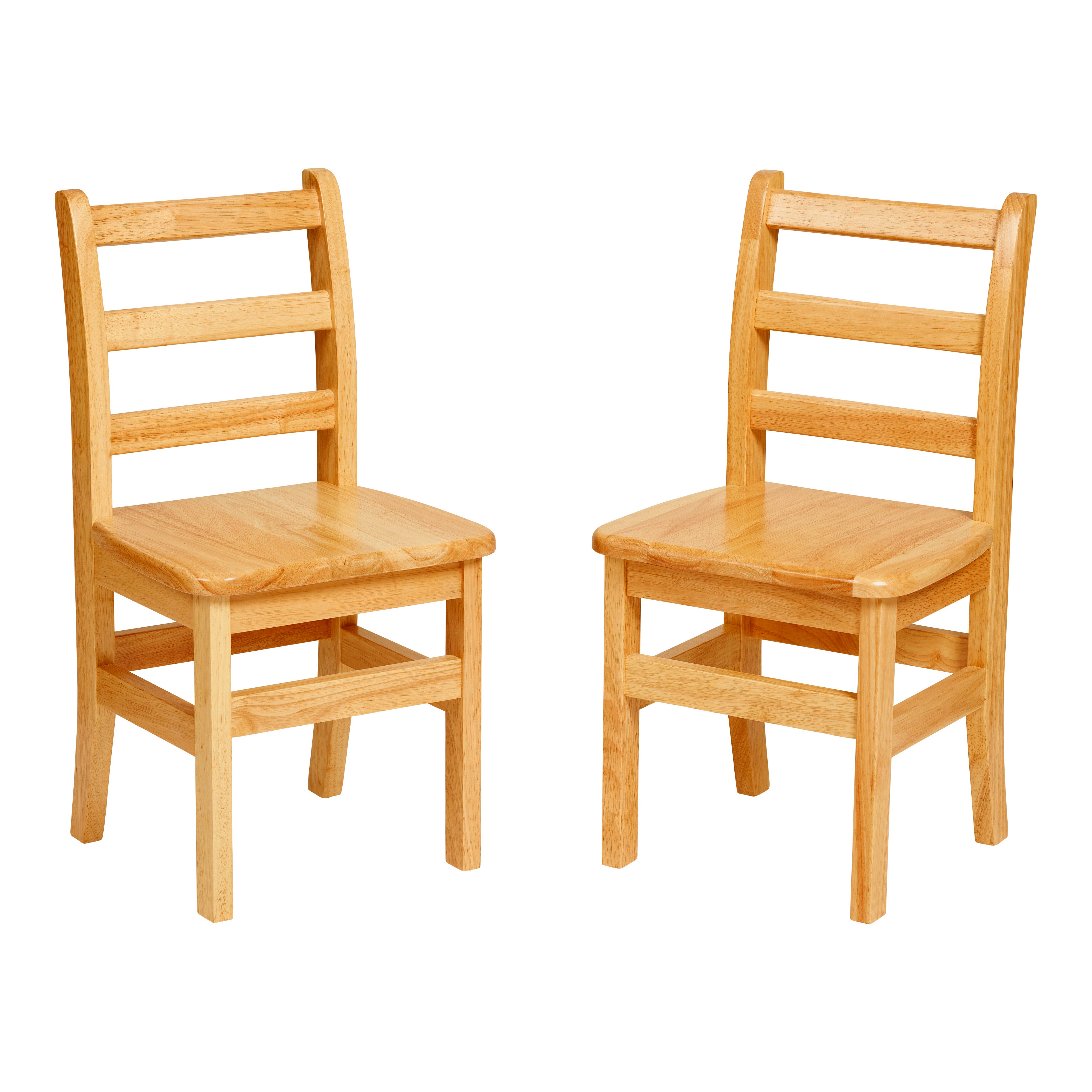Three Rung Ladderback Chair, 2-Pack