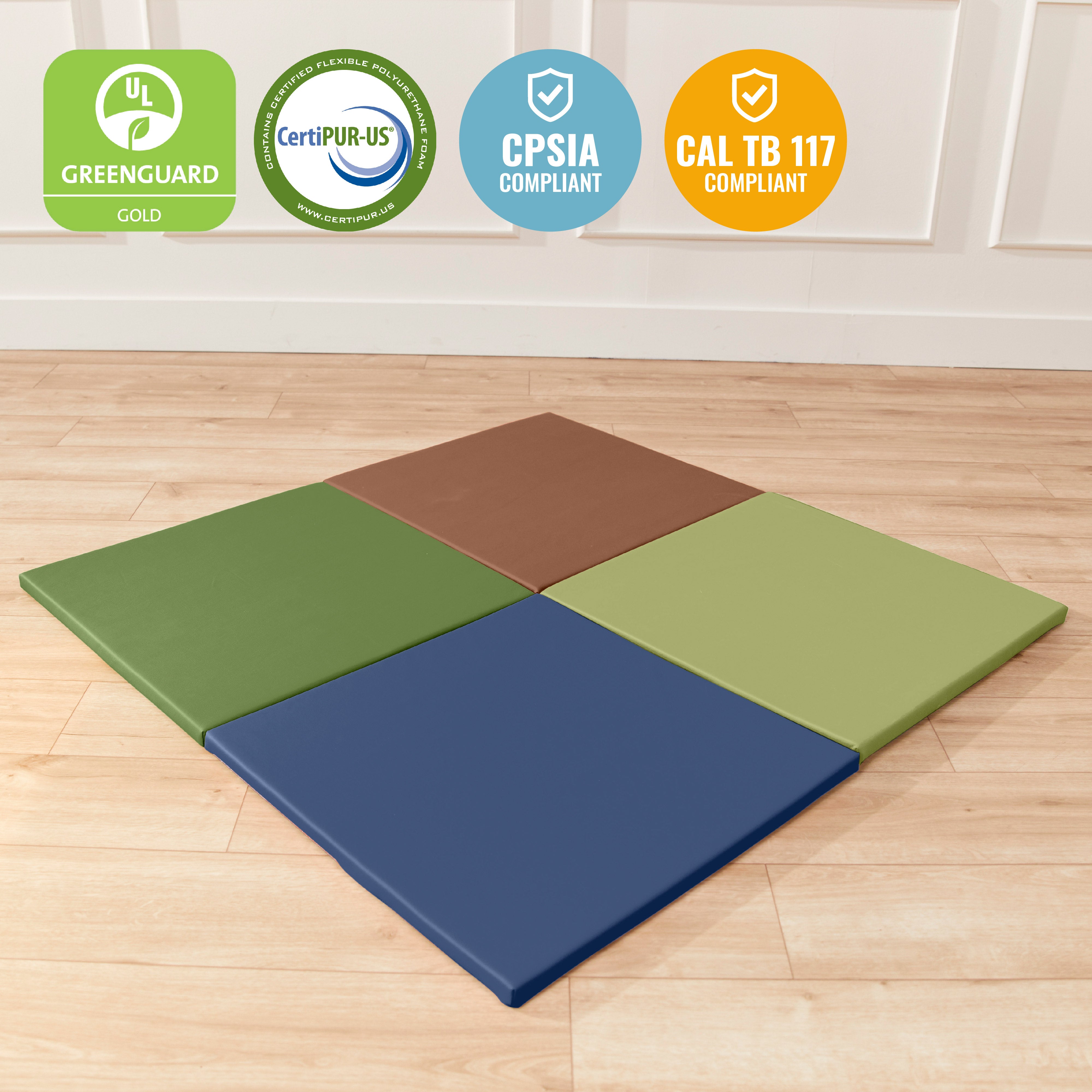 Play Patch Activity Mat Squares, 4-Pack