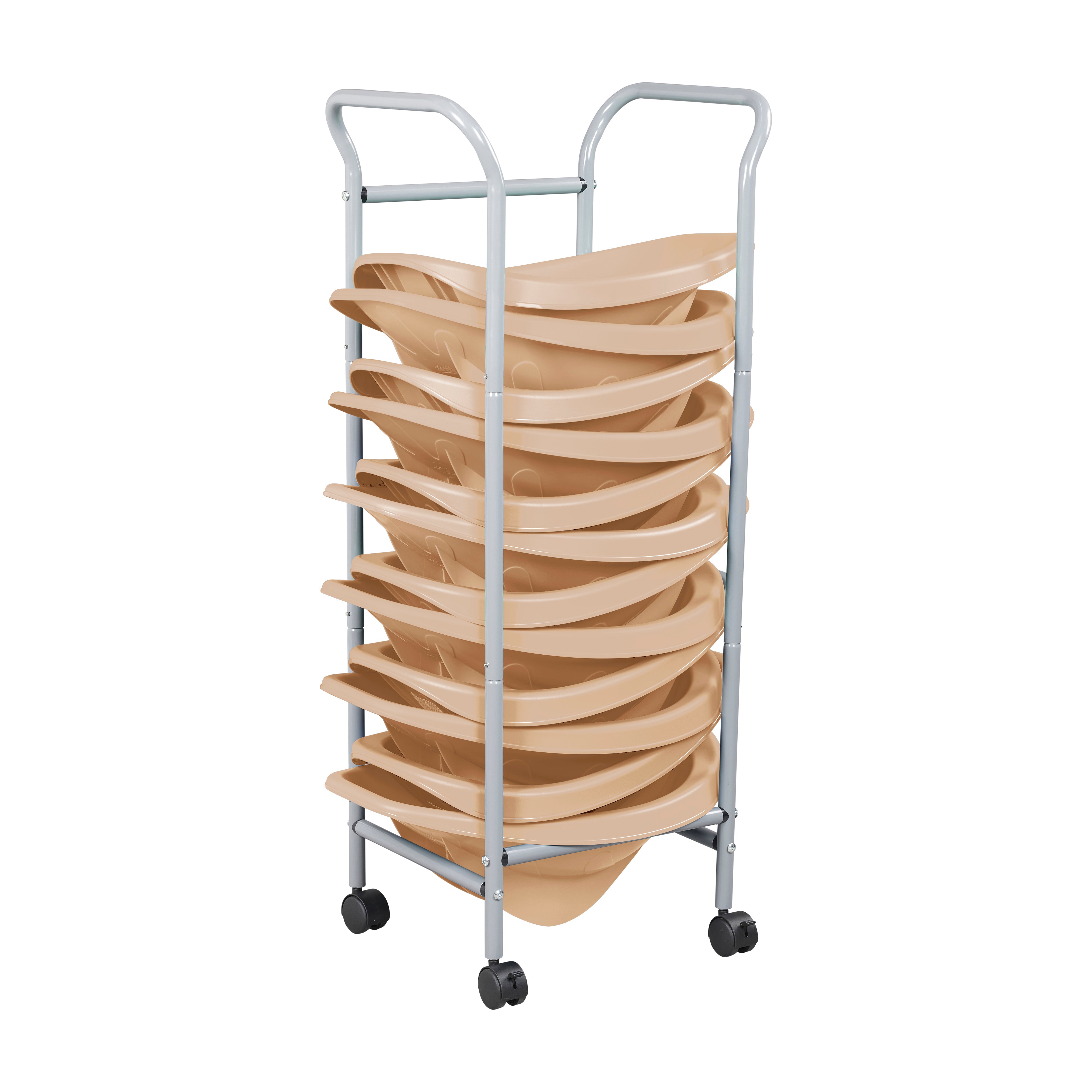 Mobile Leaf Seat Cart with 12 Leaf Floor Seats, Flexible Seating