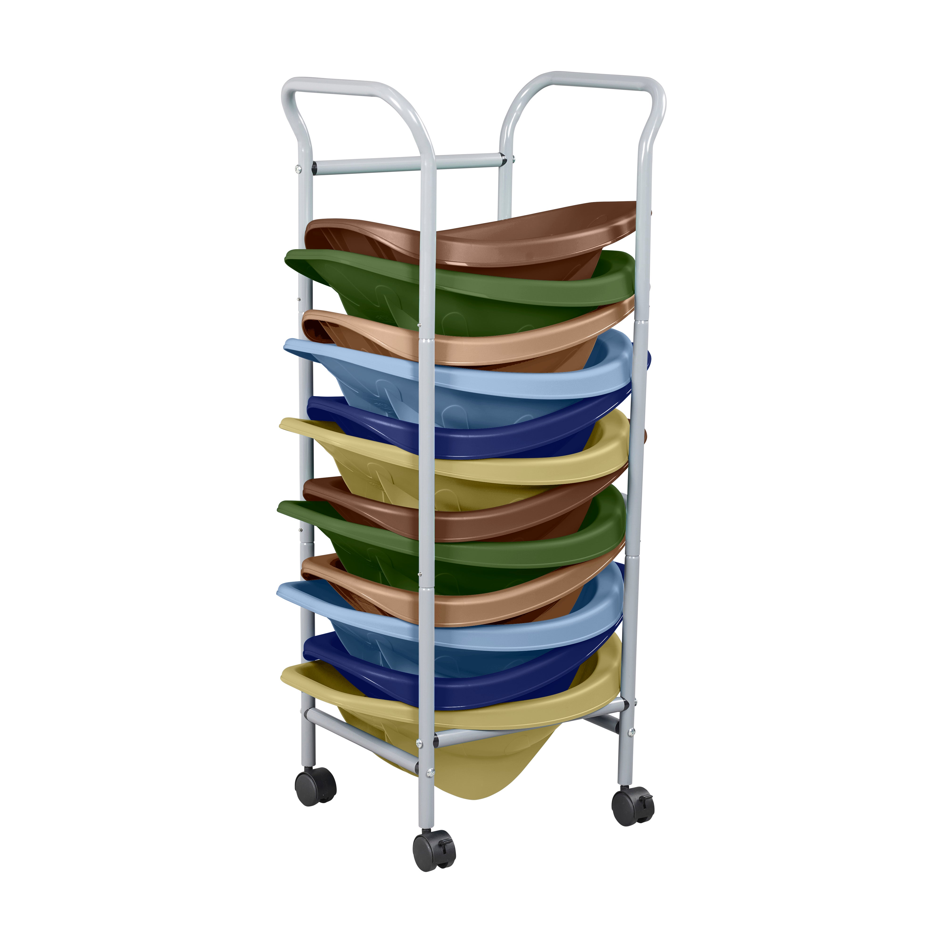 Mobile Leaf Seat Cart with 12 Leaf Floor Seats, Flexible Seating