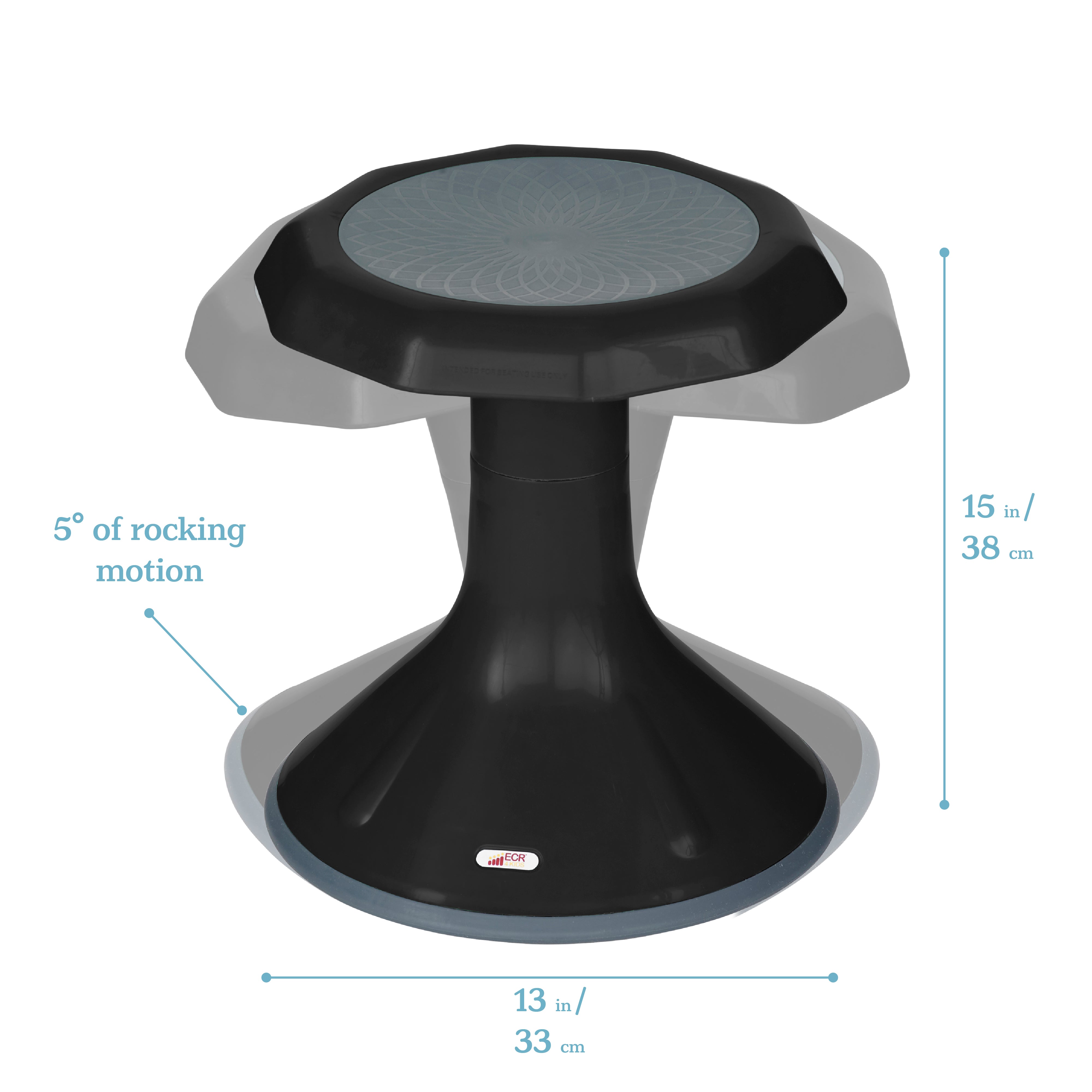 ACE Active Core Engagement Wobble Stool, 15-Inch Seat Height