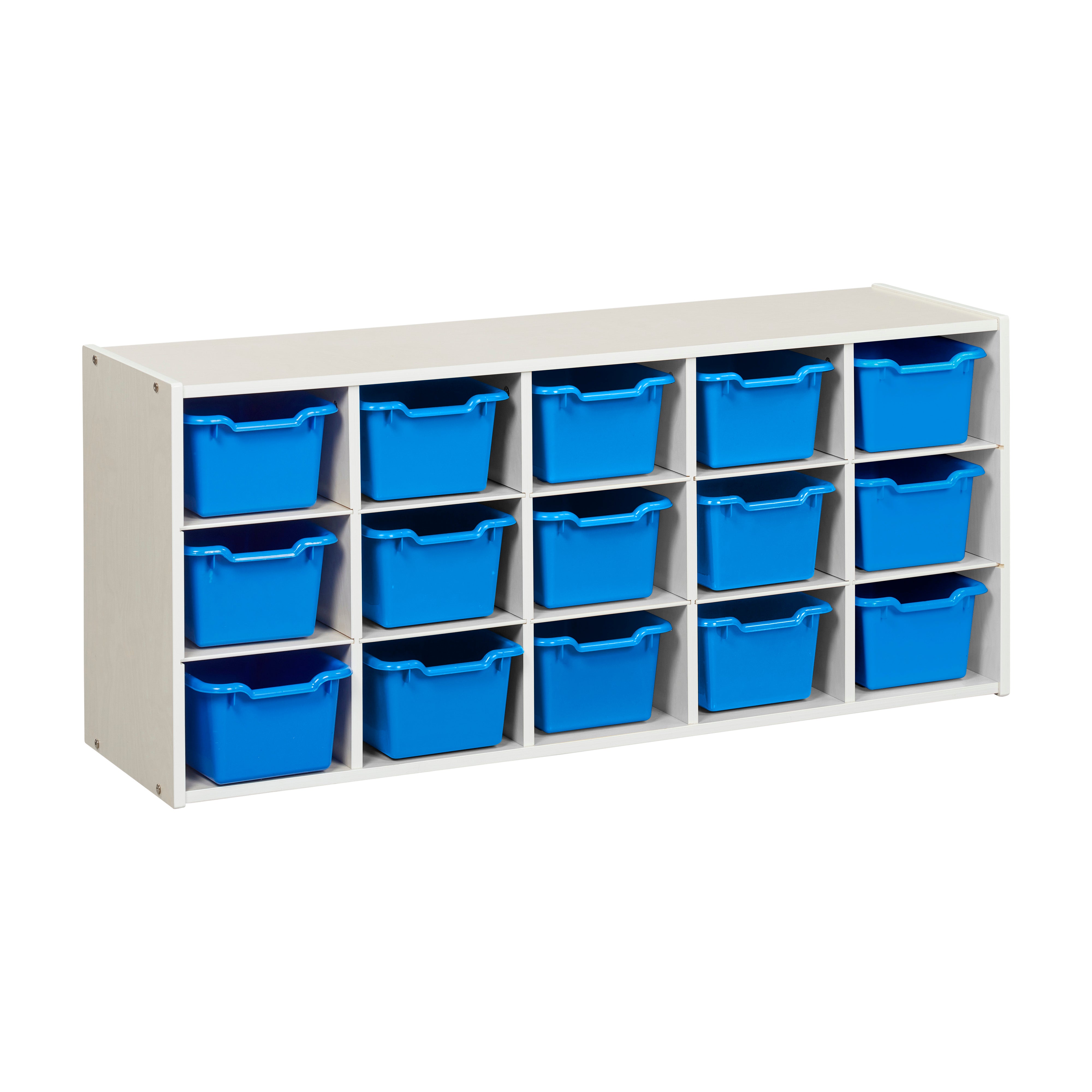 Streamline 15 Cubby Tray Cabinet and 15 Scoop Front Bins, 3x5