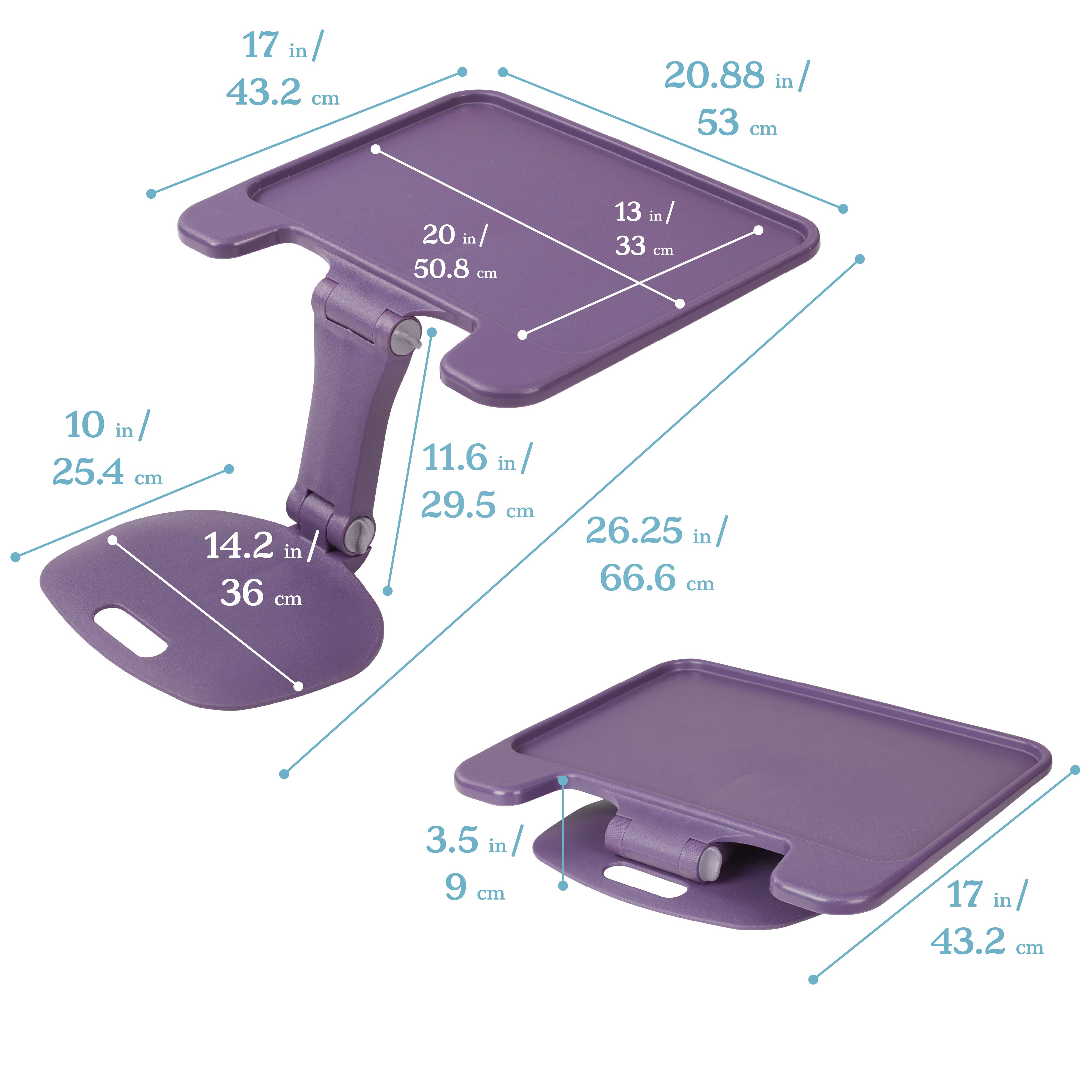 The Surf Folding Portable Lap Desk, Large