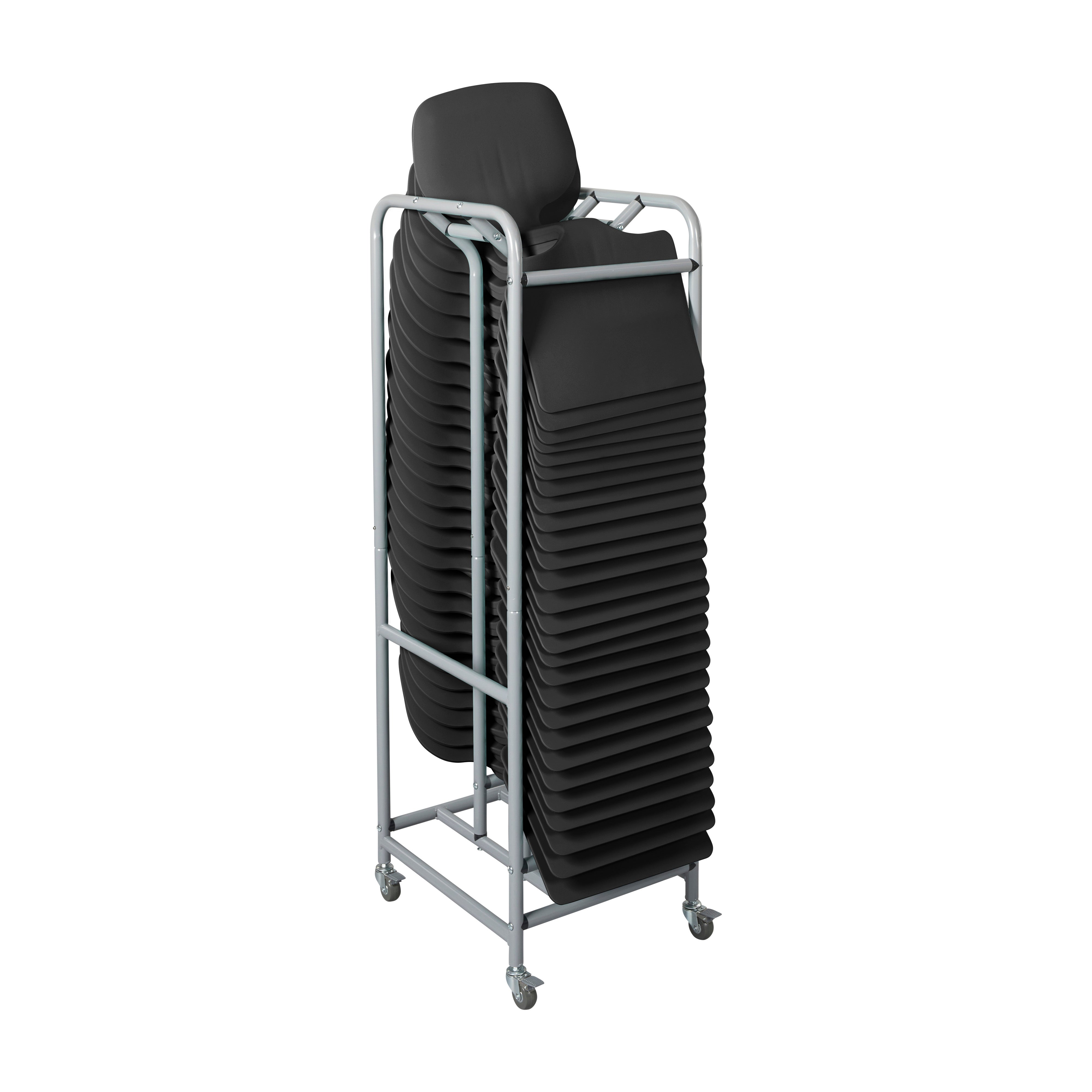 The Surf Indoor/Outdoor Portable Desk with Storage Cart, 30-Pack