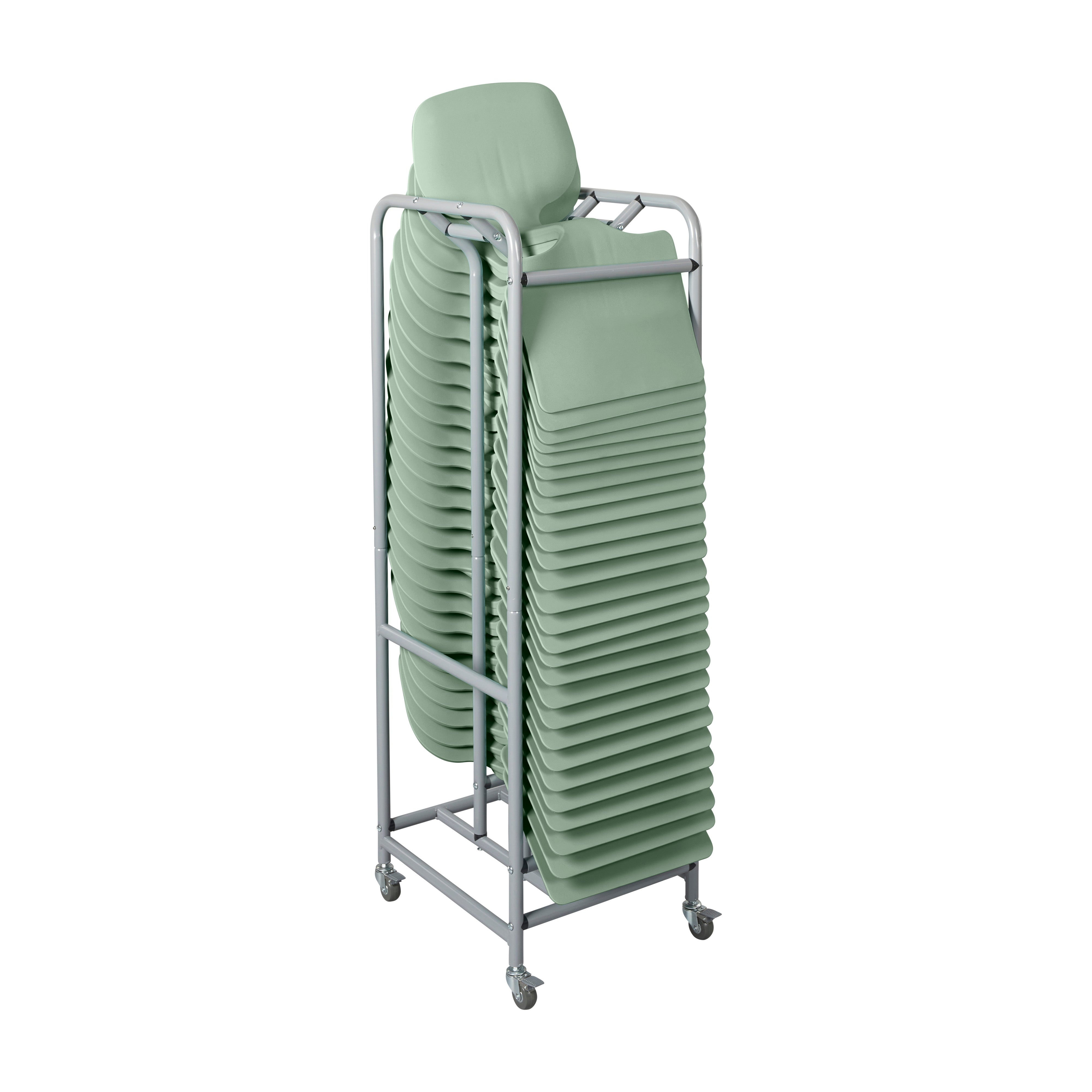The Surf Indoor/Outdoor Portable Desk with Storage Cart, 30-Pack