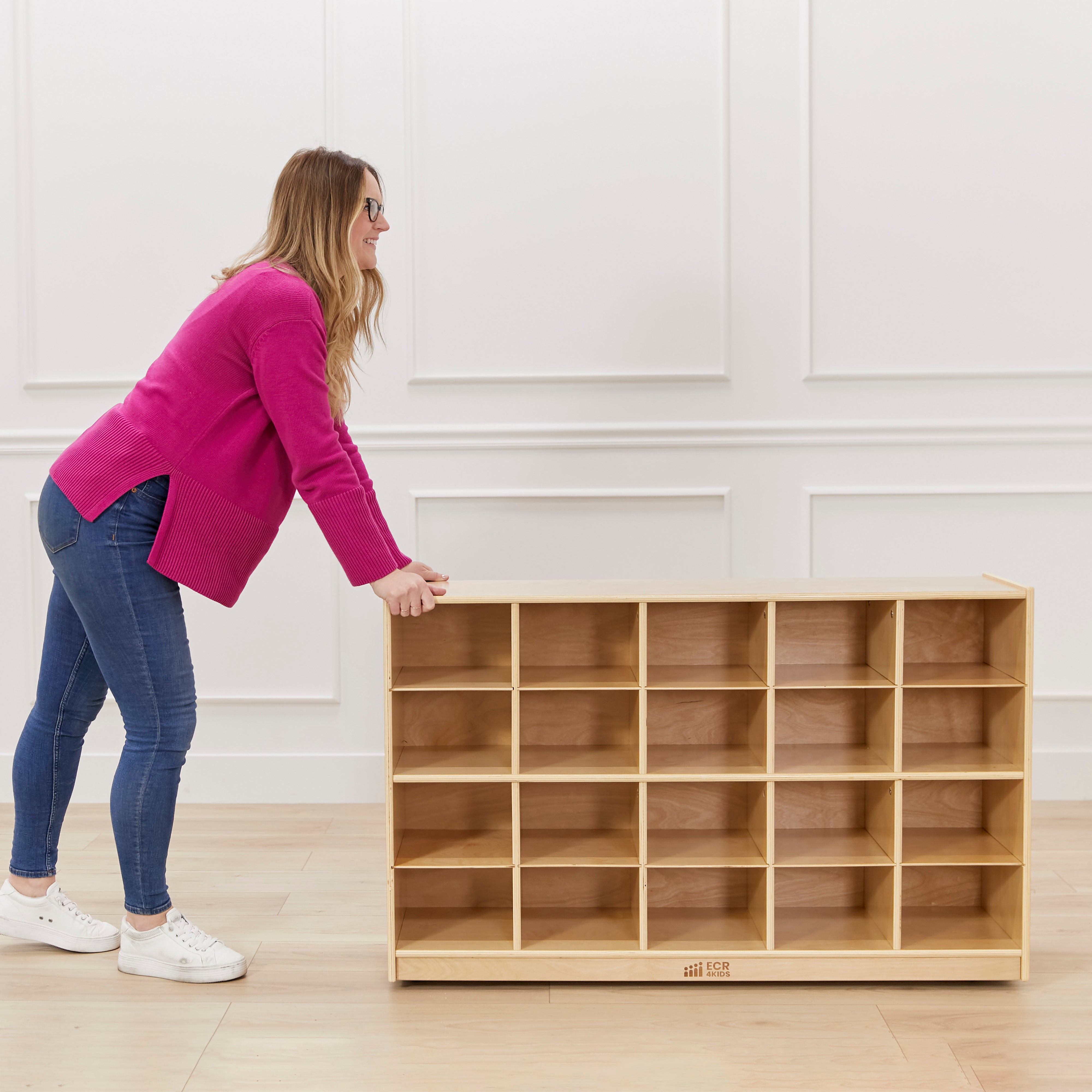 Home Learning Package with Adjustable Desk, Bookcase, Storage Cabinet with Bins and Floor Cushions