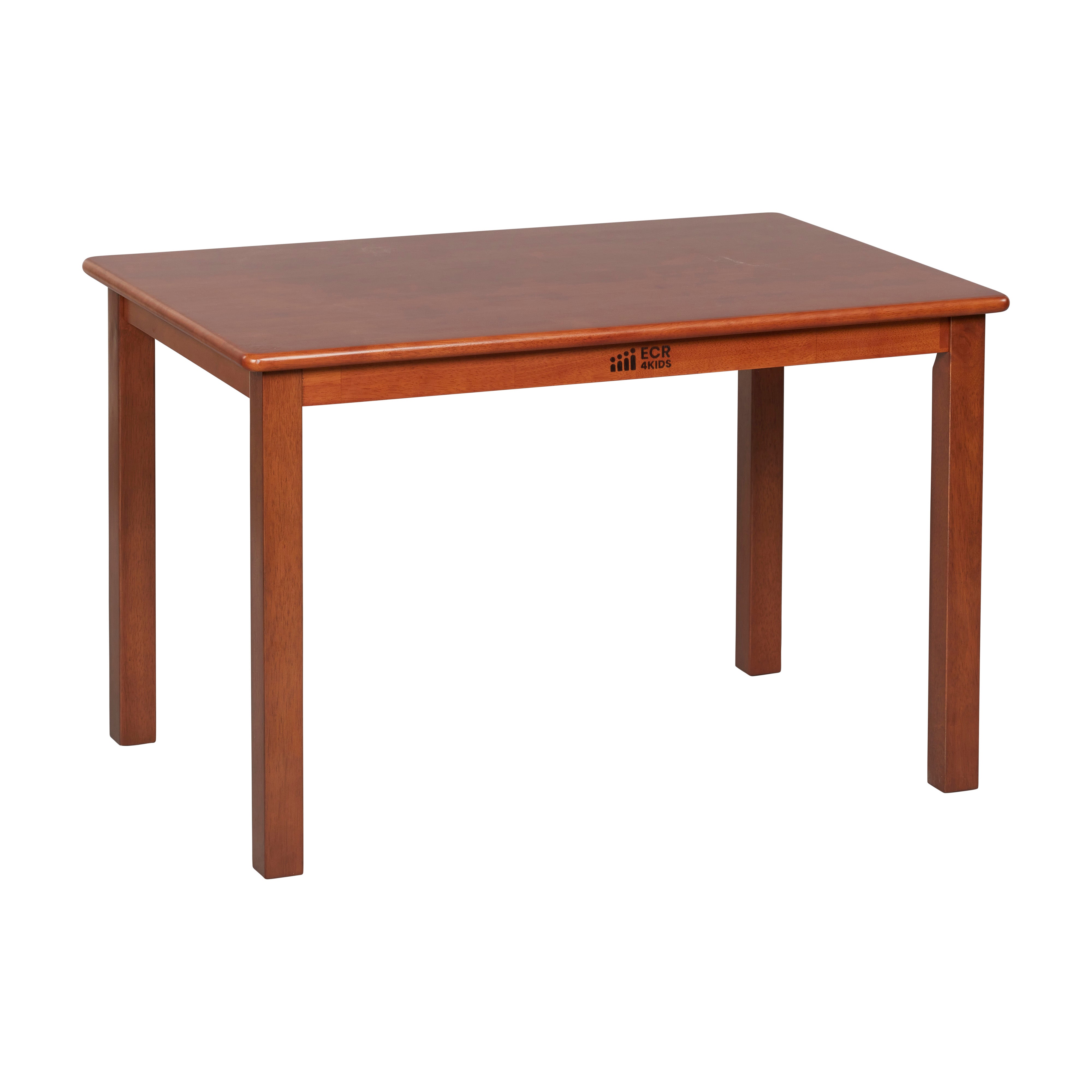 24in x 36in Rectangular Hardwood Table with 22in Legs
