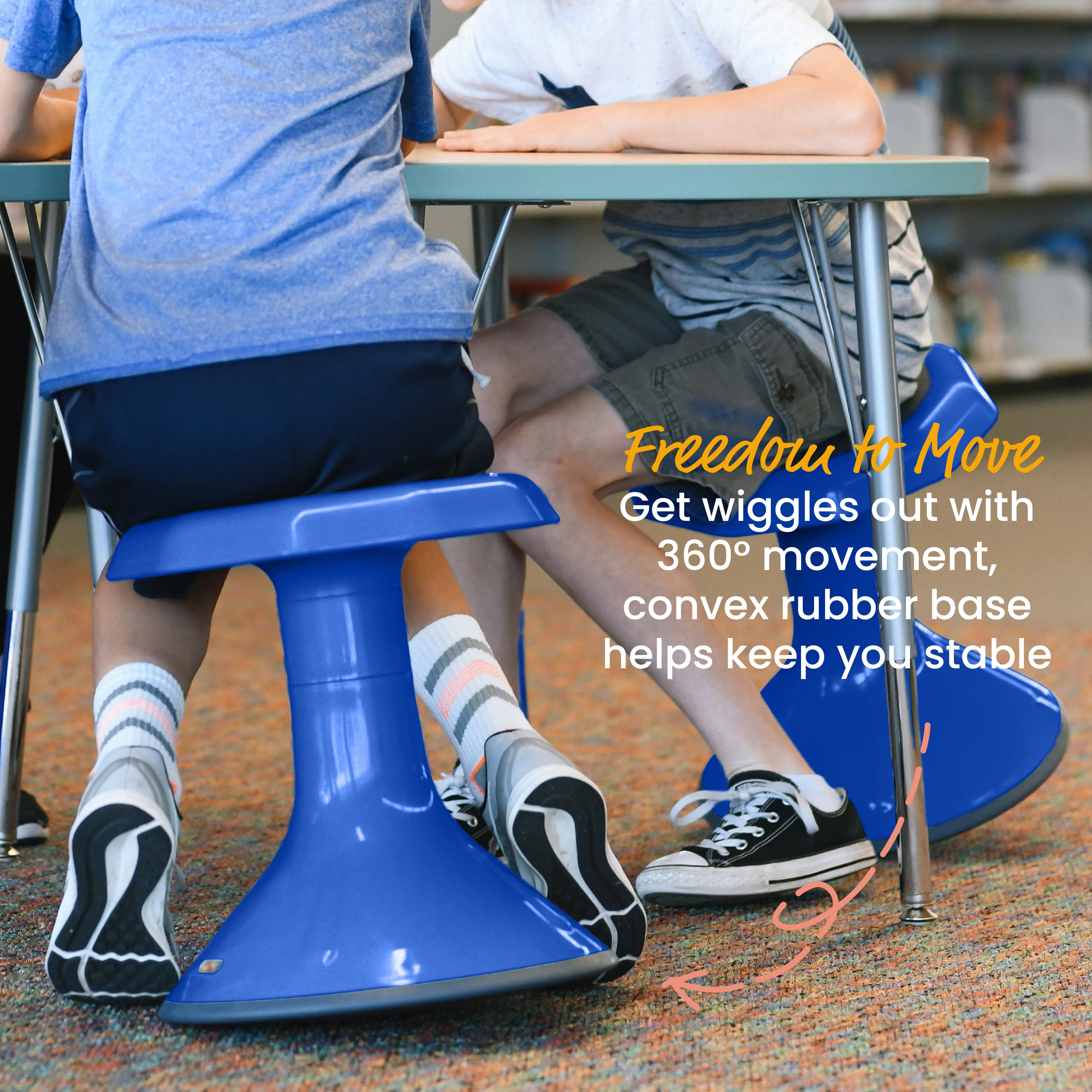 ACE Active Core Engagement Wobble Stool, 15-Inch Seat Height